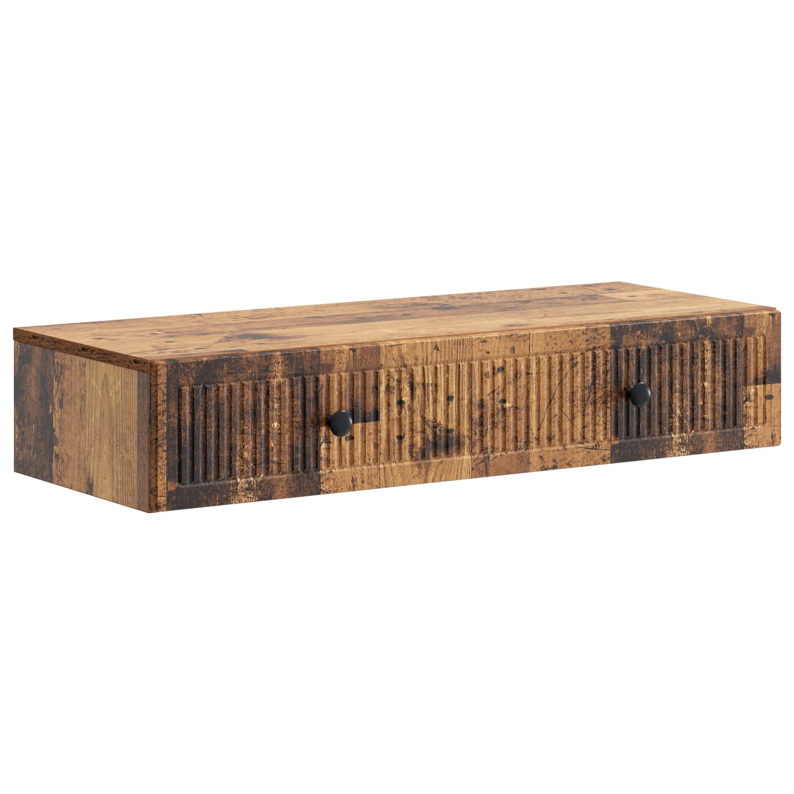 Table d'appoint murale Bois ancien 87,5 x 34,5 x 17 cm - XIOS