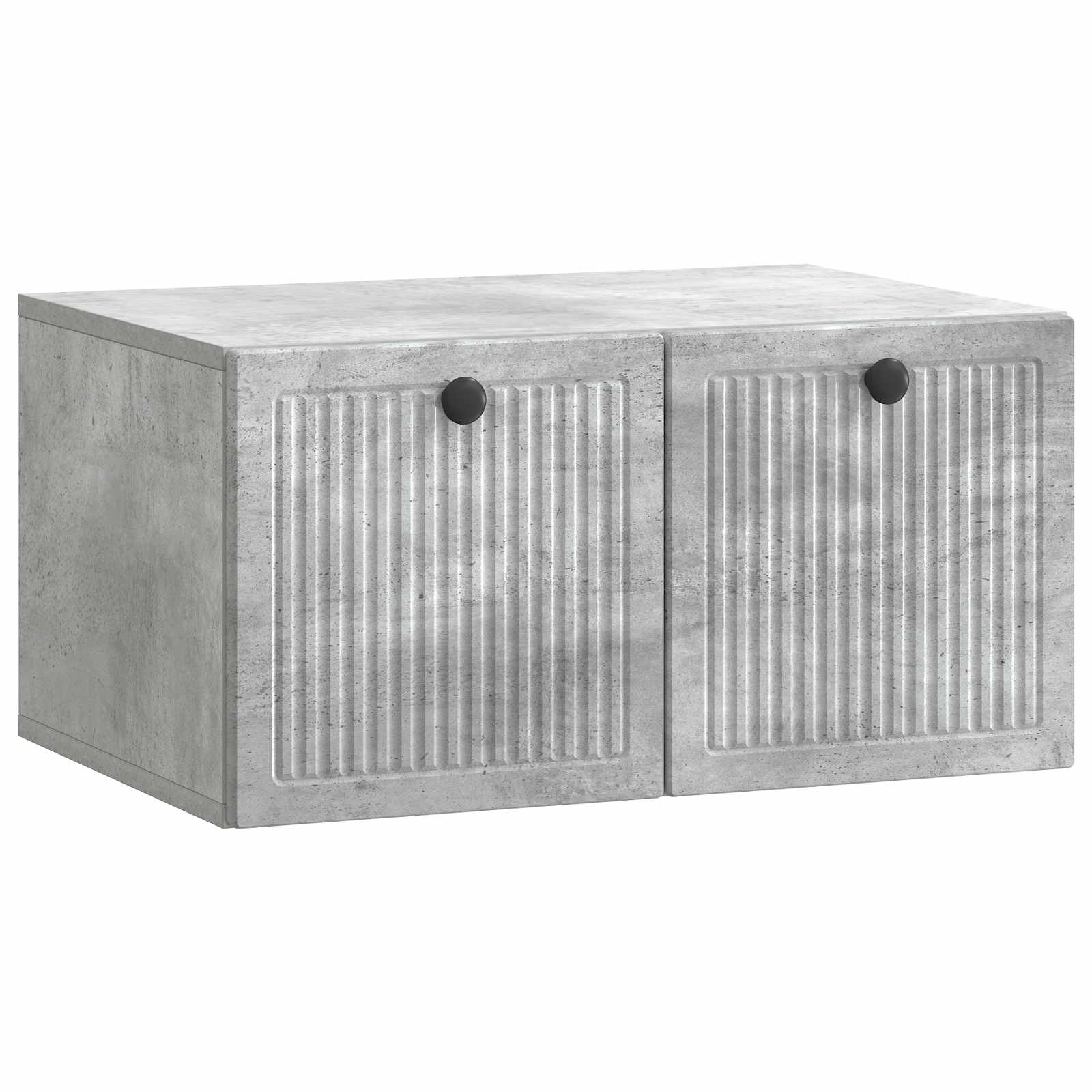 Meuble TV mural Gris béton 59,5 x 41 x 30 cm Bois d'ingénierie - XIOS