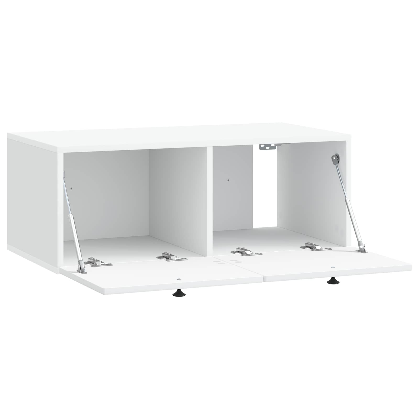 Meuble TV mural Blanc 78,5 x 41 x 30 cm Bois d'ingénierie - XIOS