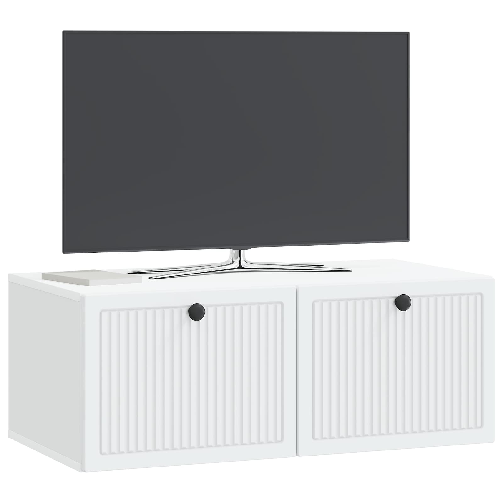 Meuble TV mural Blanc 78,5 x 41 x 30 cm Bois d'ingénierie - XIOS