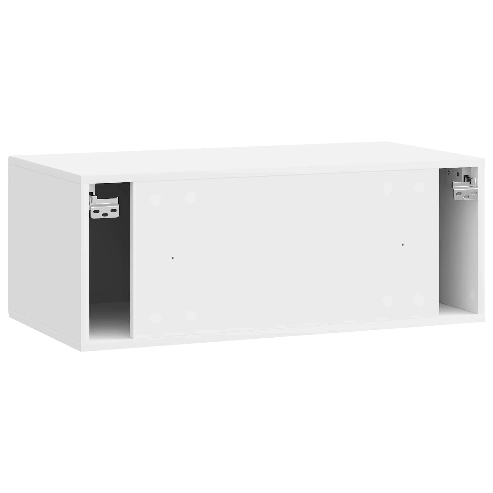 Meuble TV mural Montage mural Blanc brillant 78,5 x 41 x 30 cm - XIOS