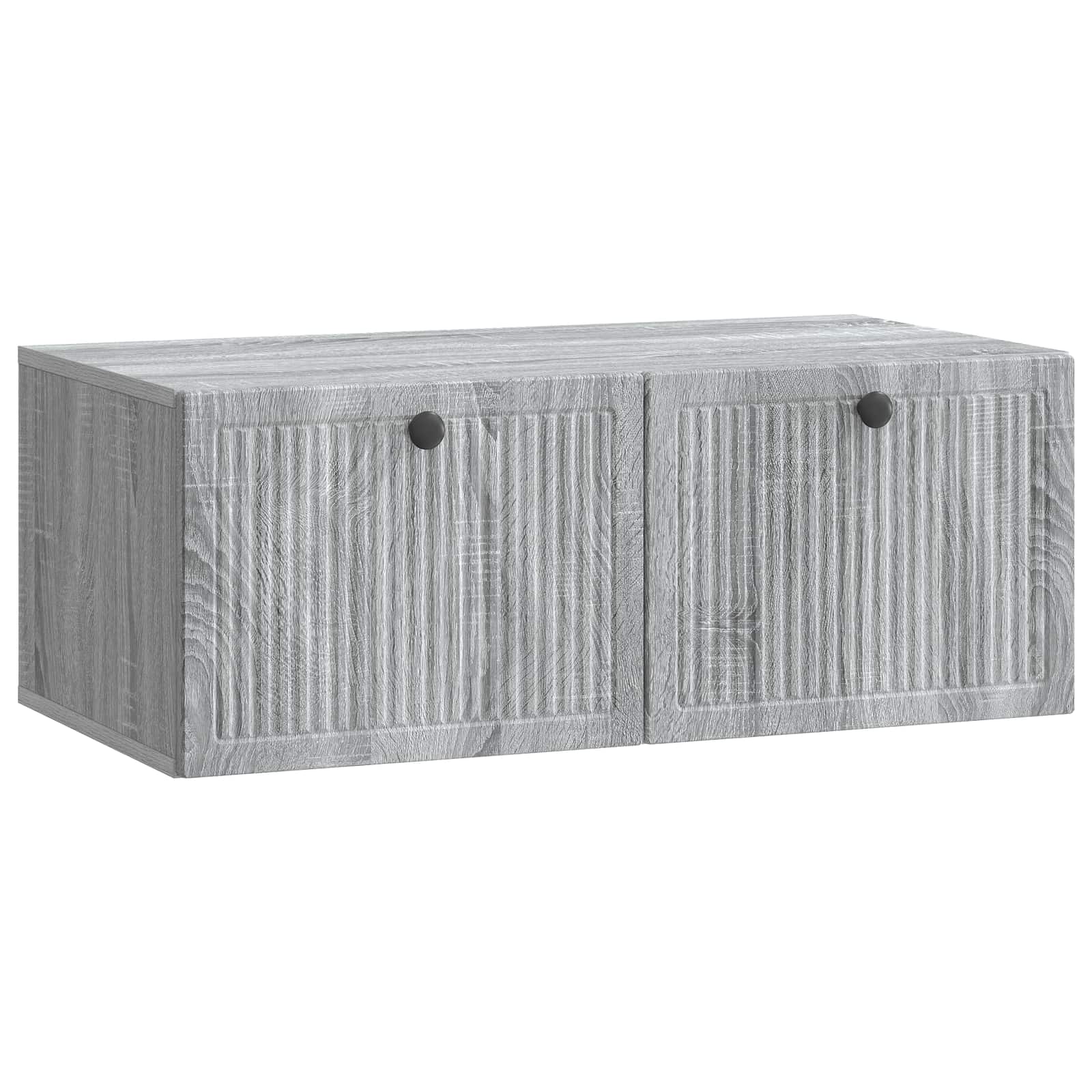 Meuble TV mural Sonoma gris 78,5 x 41 x 30 cm Bois d'ingénierie - XIOS