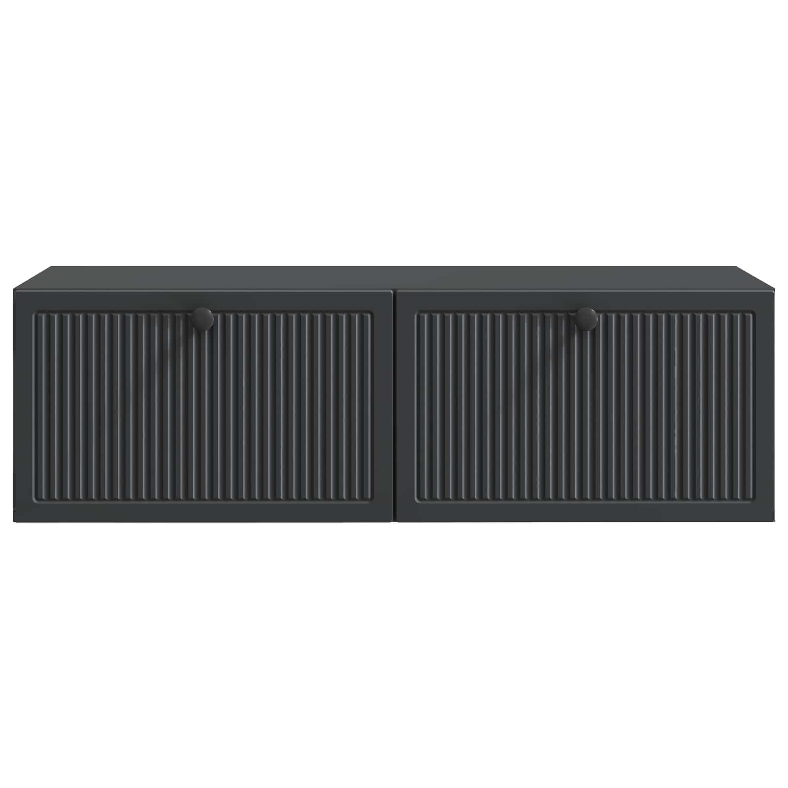 Meuble TV mural Noir 98 x 41 x 30 cm Bois d'ingénierie - XIOS