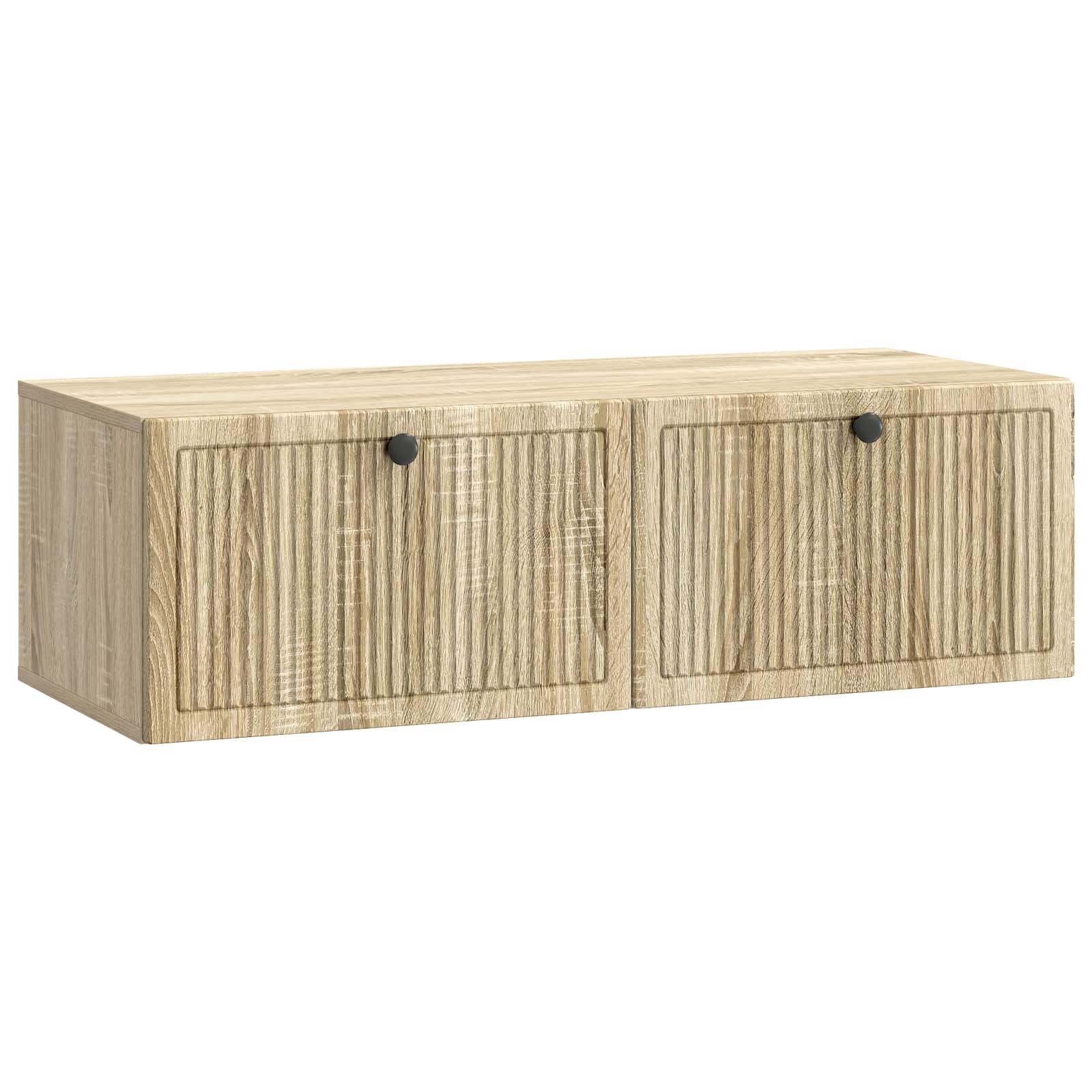 Meuble TV mural Chêne Sonoma 98 x 41 x 30 cm Bois d'ingénierie - XIOS