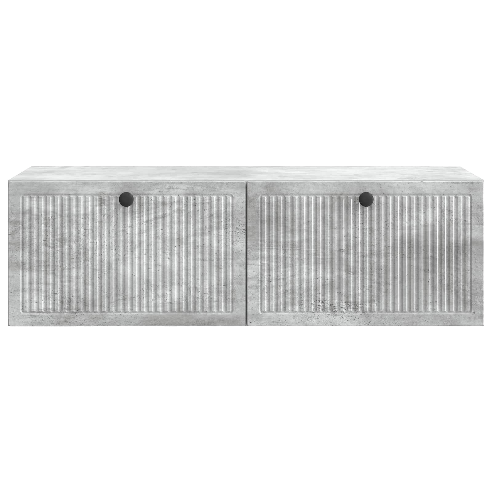 Meuble TV mural Gris béton 98 x 41 x 30 cm Bois d'ingénierie - XIOS