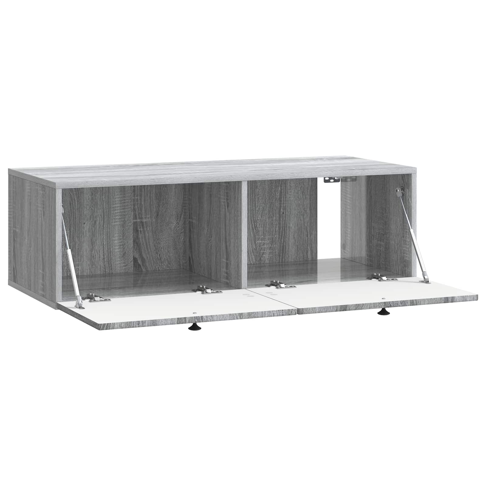 Meuble TV mural Sonoma gris 98 x 41 x 30 cm Bois d'ingénierie - XIOS