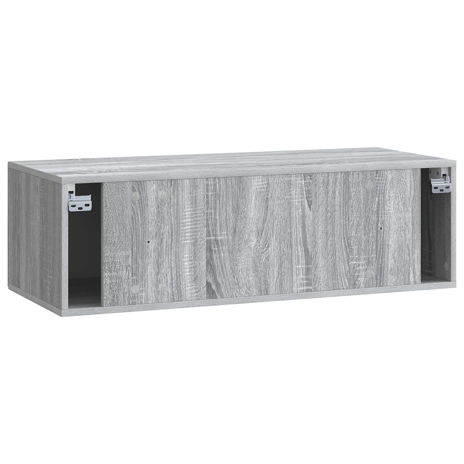 Meuble TV mural Sonoma gris 98 x 41 x 30 cm Bois d'ingénierie - XIOS