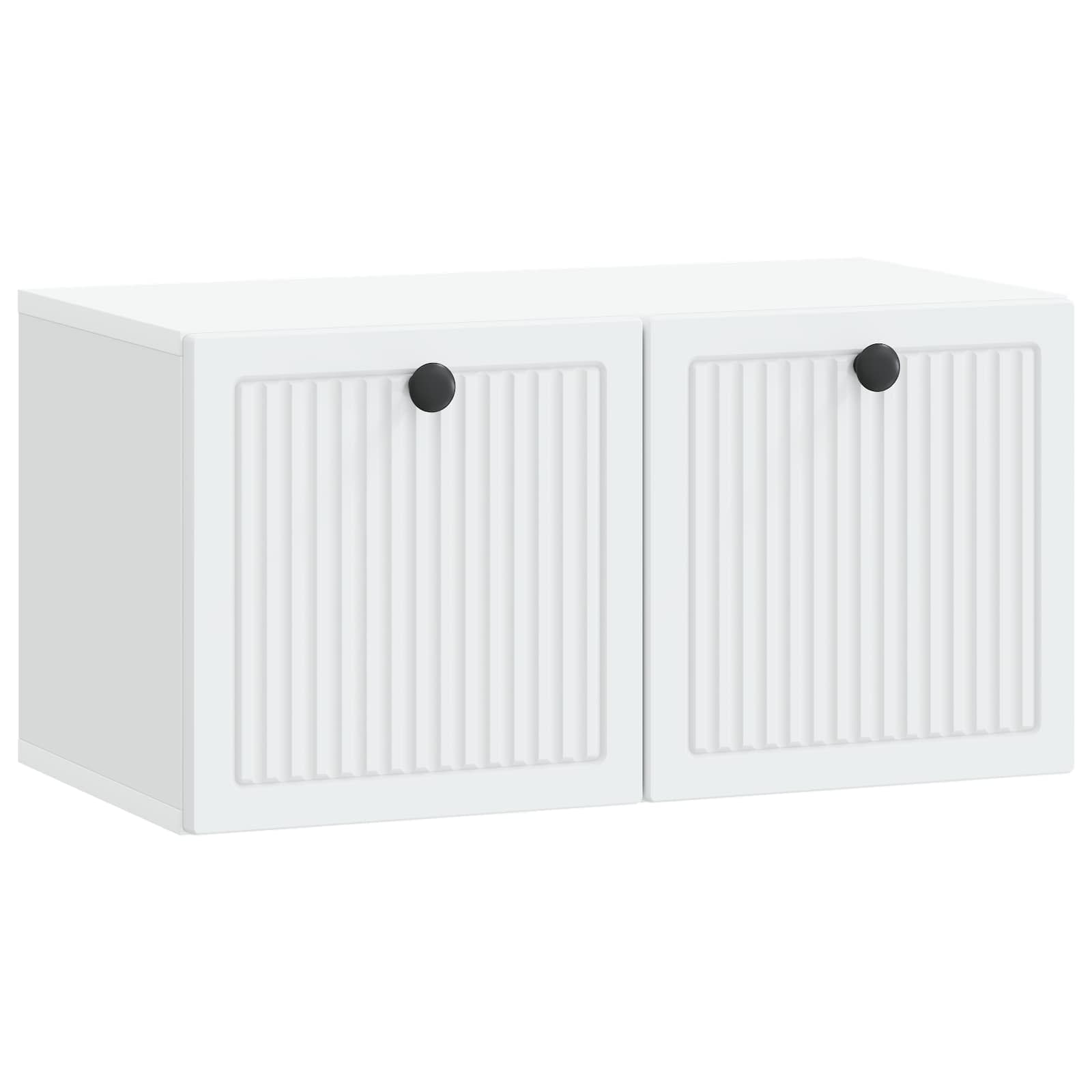 Meuble TV mural Blanc 59,5 x 31 x 30 cm Bois d'ingénierie - XIOS