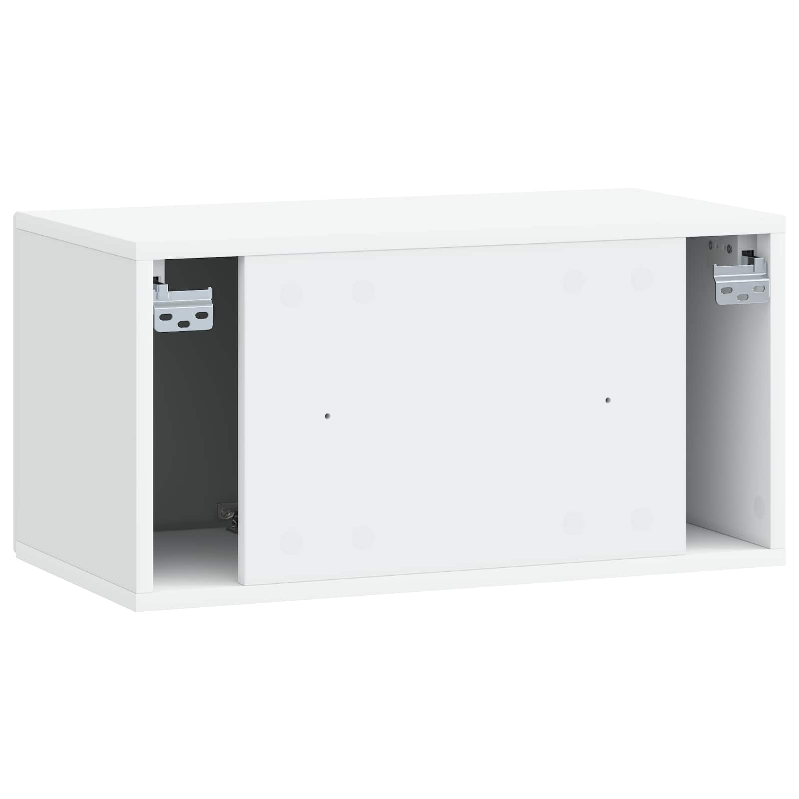 Meuble TV mural Blanc 59,5 x 31 x 30 cm Bois d'ingénierie - XIOS