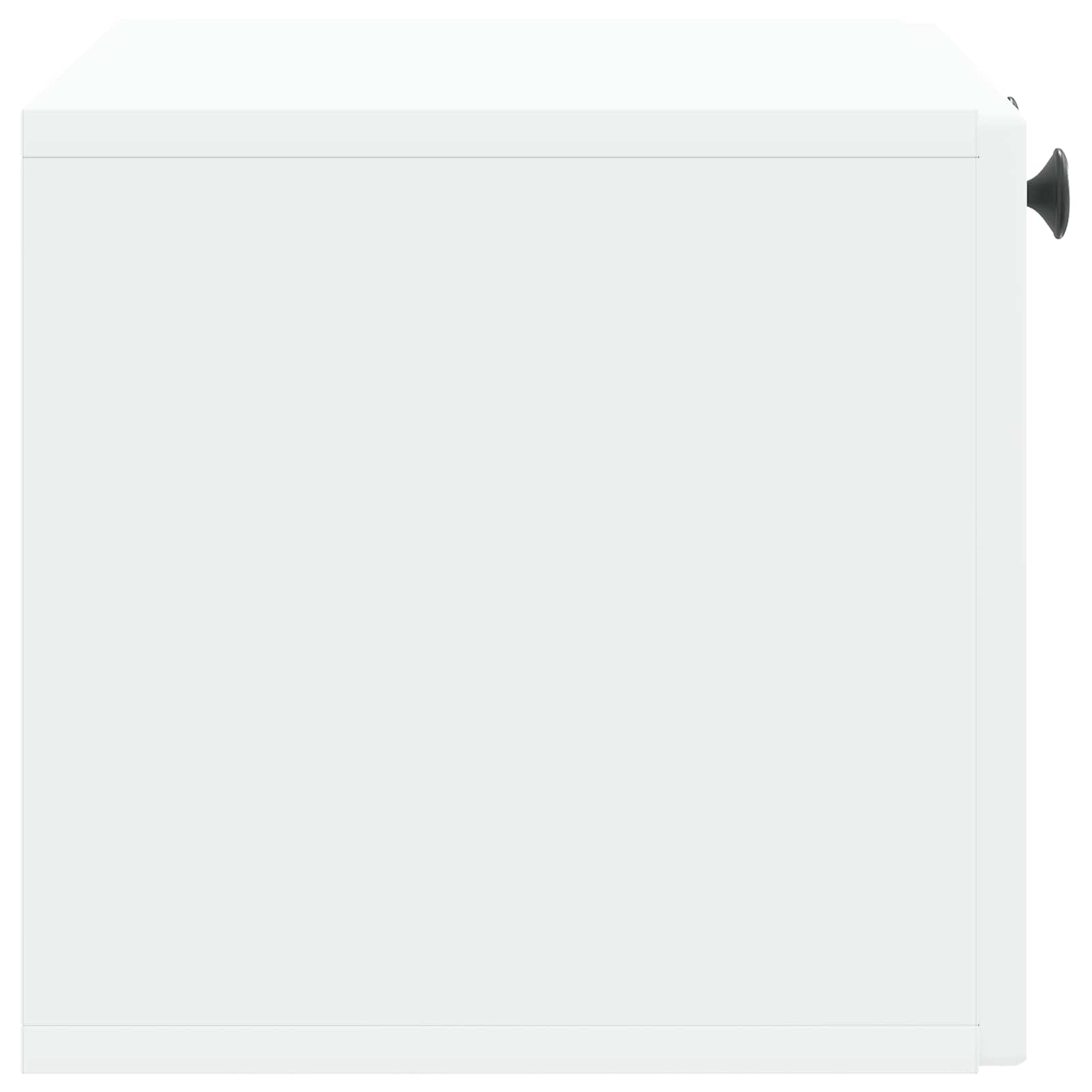 Meuble TV mural Blanc 59,5 x 31 x 30 cm Bois d'ingénierie - XIOS