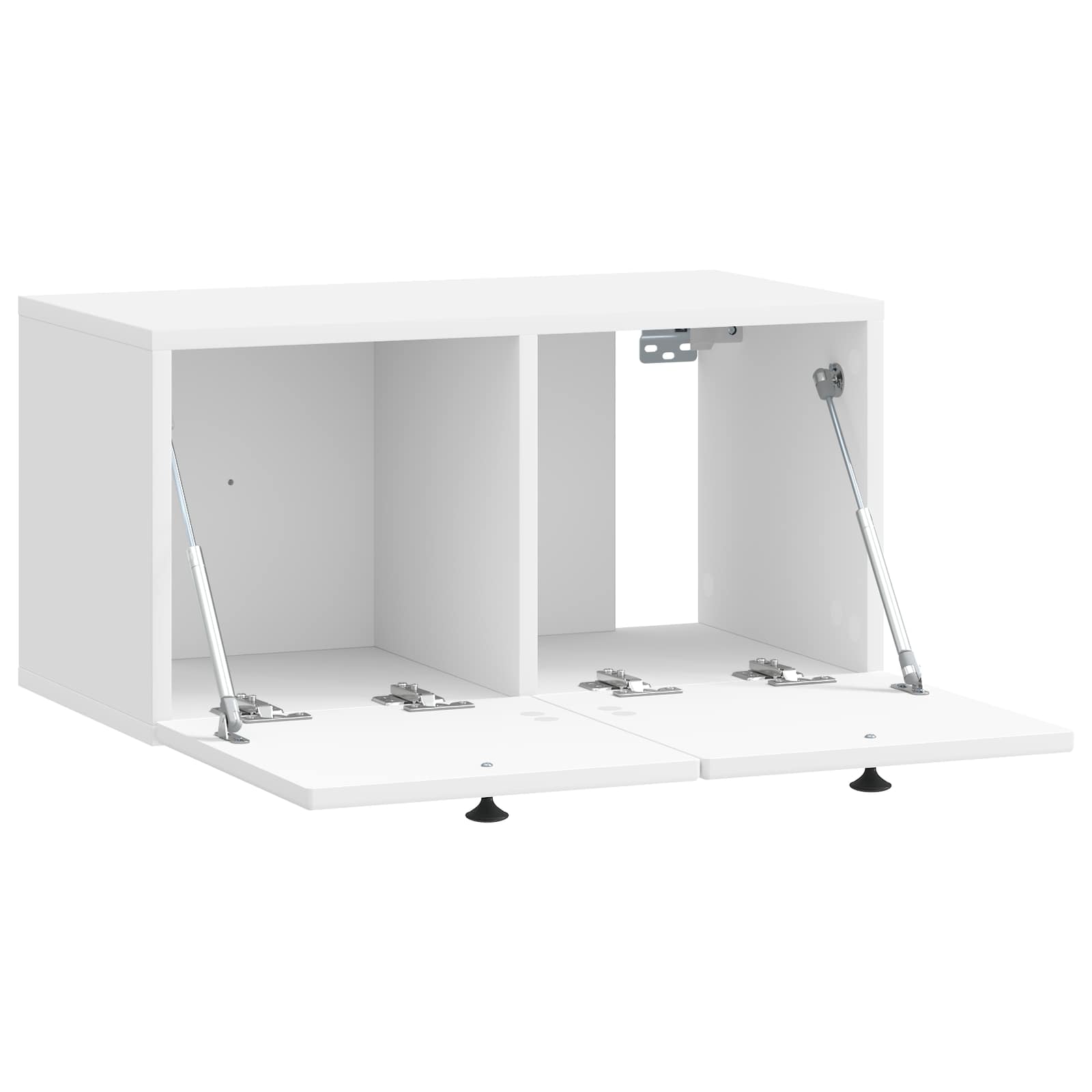 Meuble TV mural Montage mural Blanc brillant 59,5 x 31 x 30 cm - XIOS
