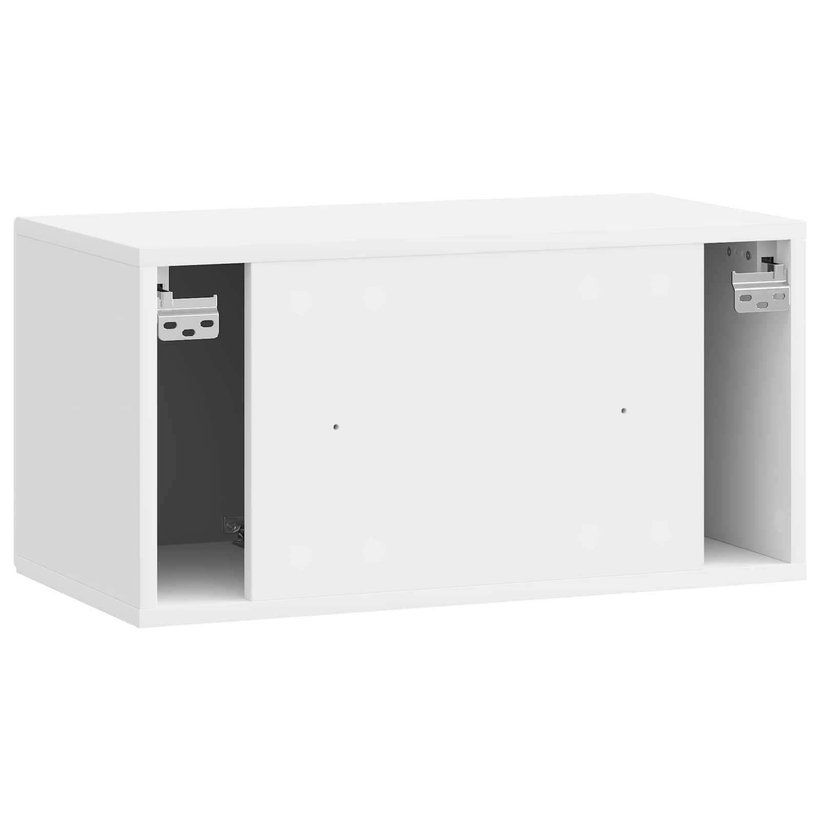 Meuble TV mural Montage mural Blanc brillant 59,5 x 31 x 30 cm - XIOS