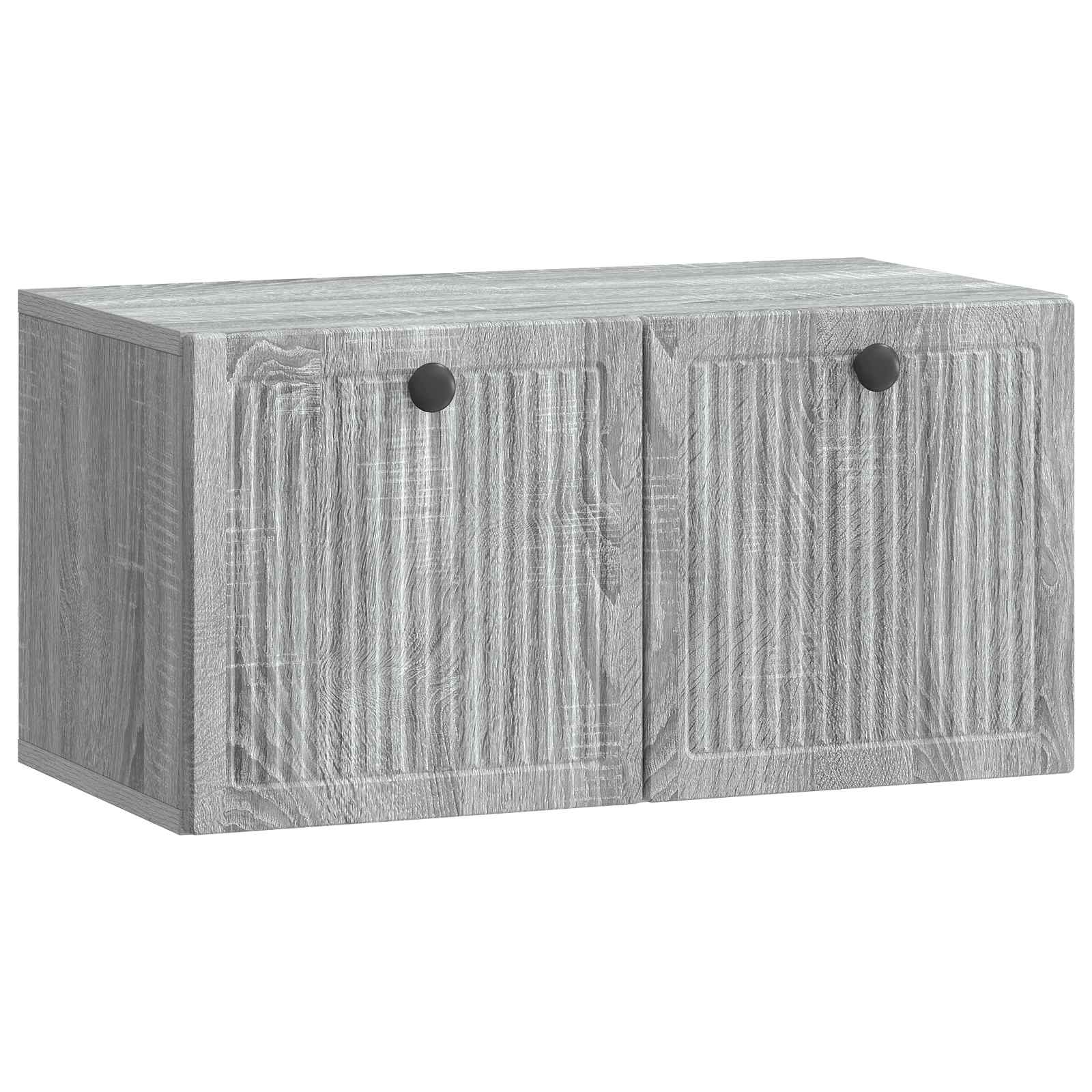 Meuble TV mural Sonoma gris 59,5 x 31 x 30 cm Bois d'ingénierie - XIOS