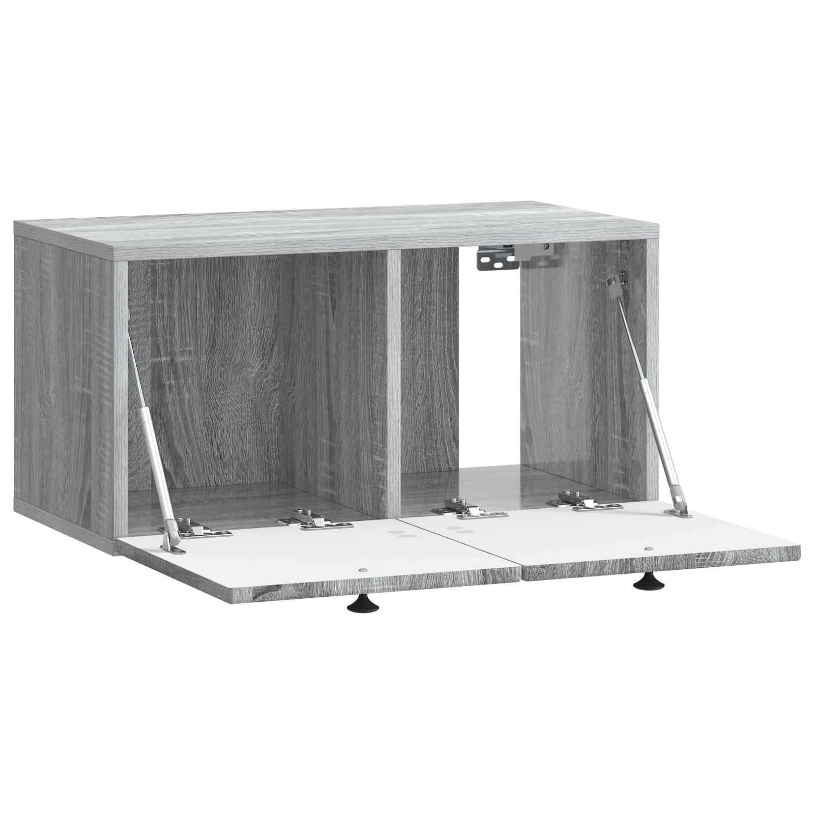 Meuble TV mural Sonoma gris 59,5 x 31 x 30 cm Bois d'ingénierie - XIOS