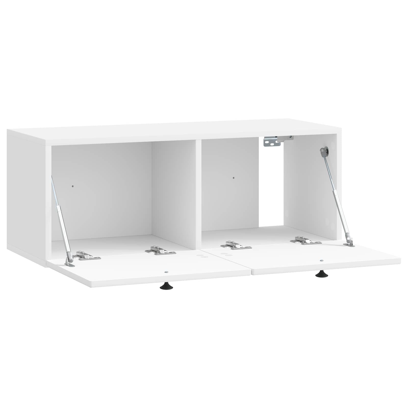Meuble TV mural Montage mural Blanc brillant 78,5 x 31 x 30 cm - XIOS