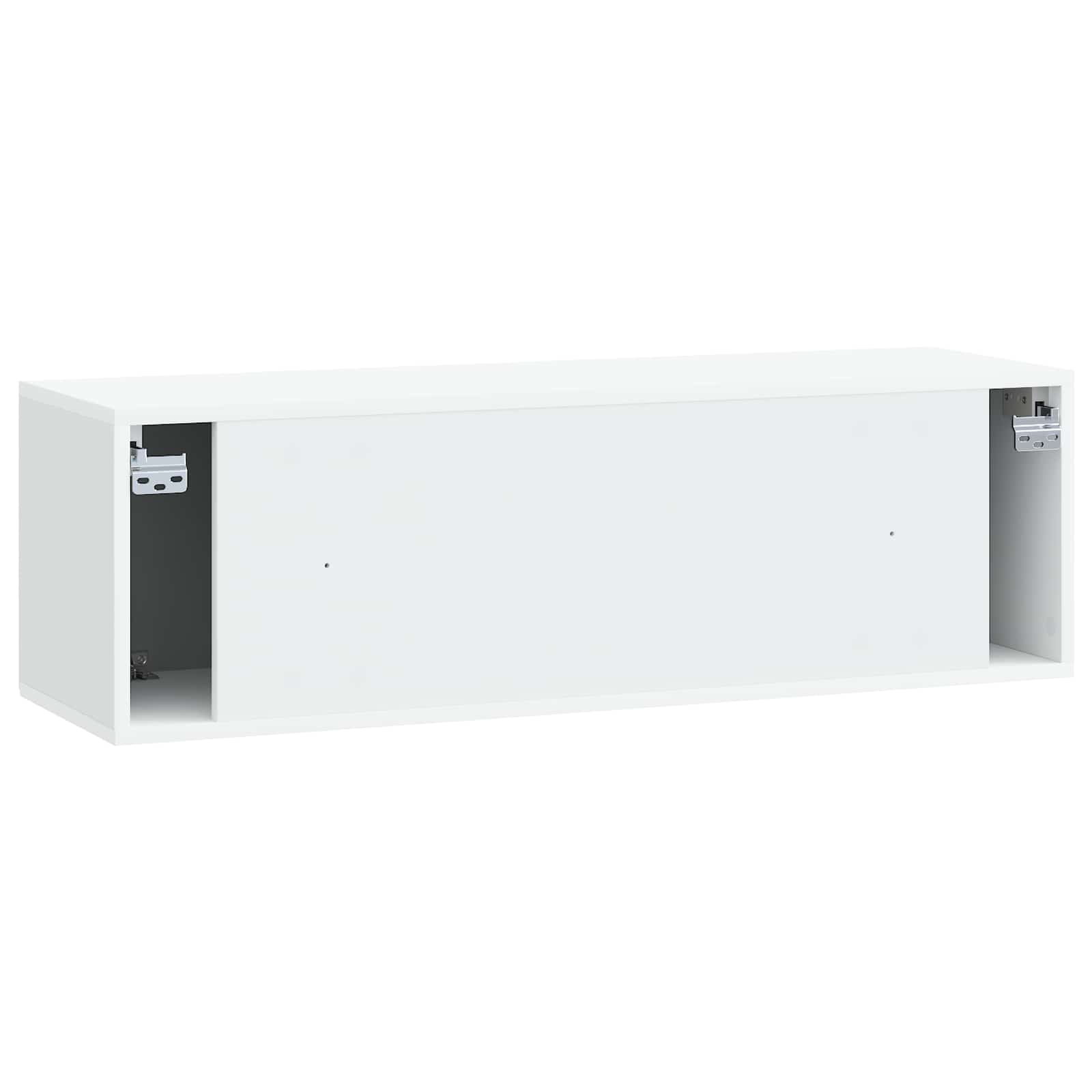 Meuble TV mural Blanc 98 x 31 x 30 cm Bois d'ingénierie - XIOS