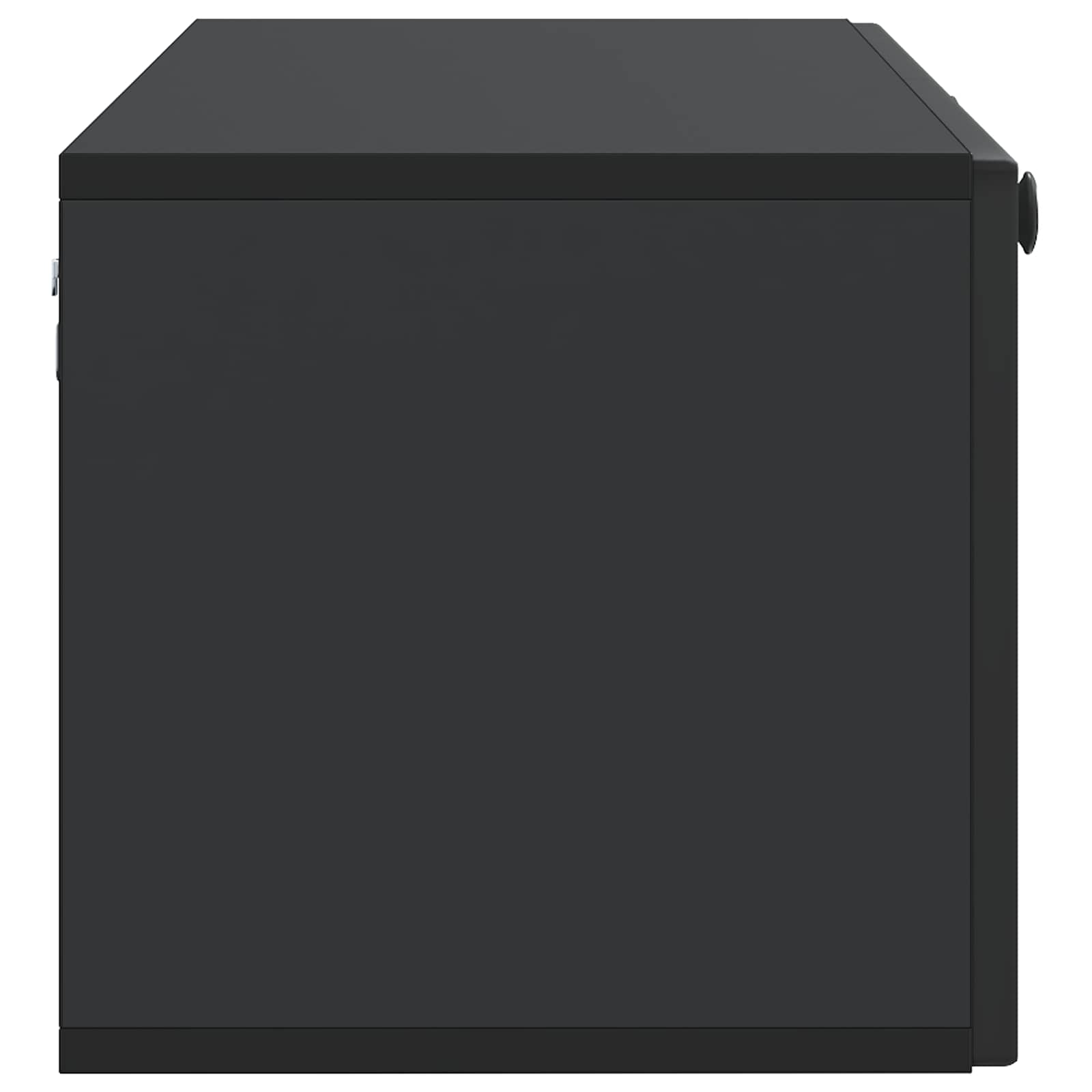 Meuble TV mural Noir 98 x 31 x 30 cm Bois d'ingénierie - XIOS