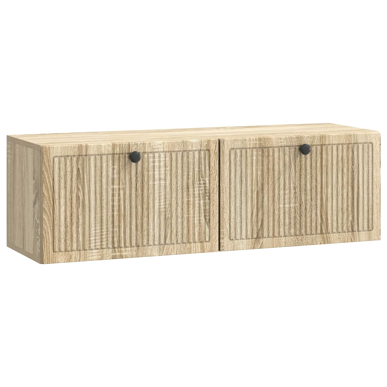 Meuble TV mural Chêne Sonoma 98 x 31 x 30 cm Bois d'ingénierie - XIOS