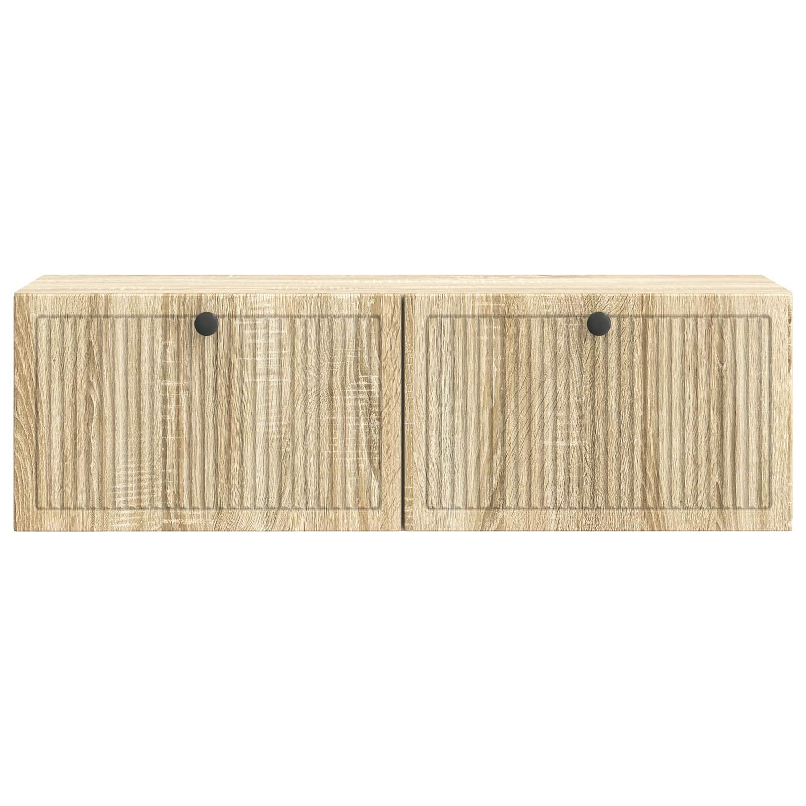 Meuble TV mural Chêne Sonoma 98 x 31 x 30 cm Bois d'ingénierie - XIOS