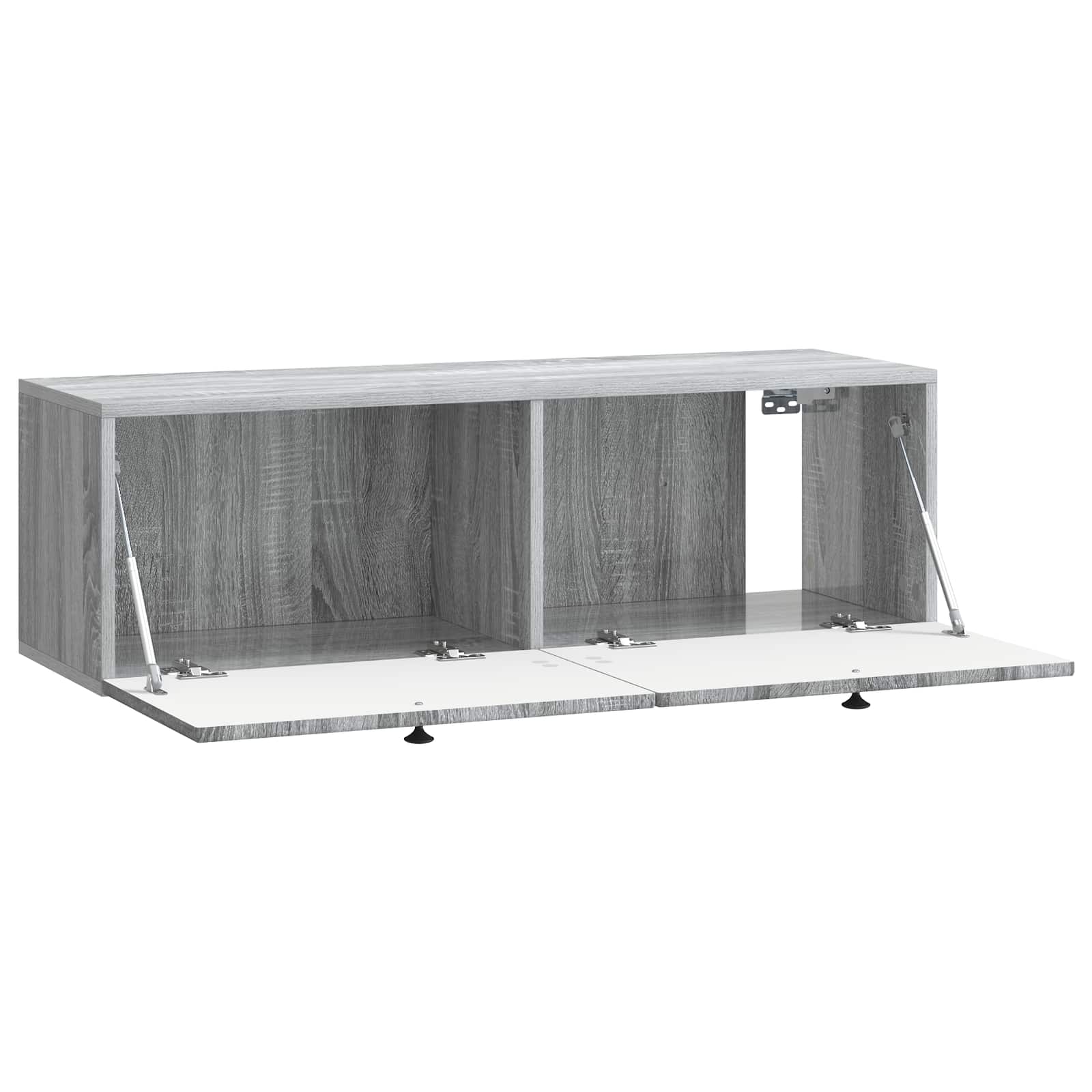 Meuble TV mural Sonoma gris 98 x 31 x 30 cm Bois d'ingénierie - XIOS