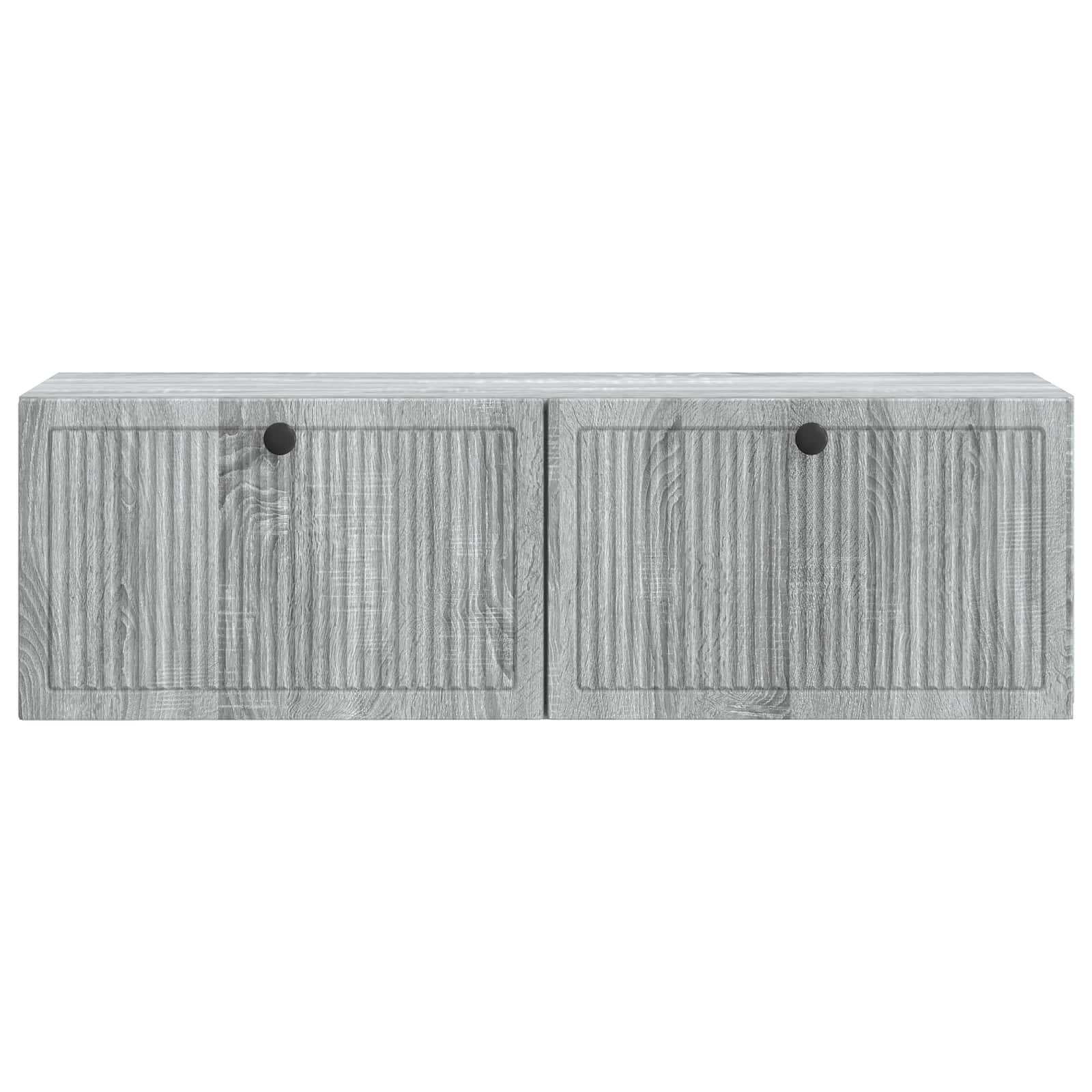 Meuble TV mural Sonoma gris 98 x 31 x 30 cm Bois d'ingénierie - XIOS