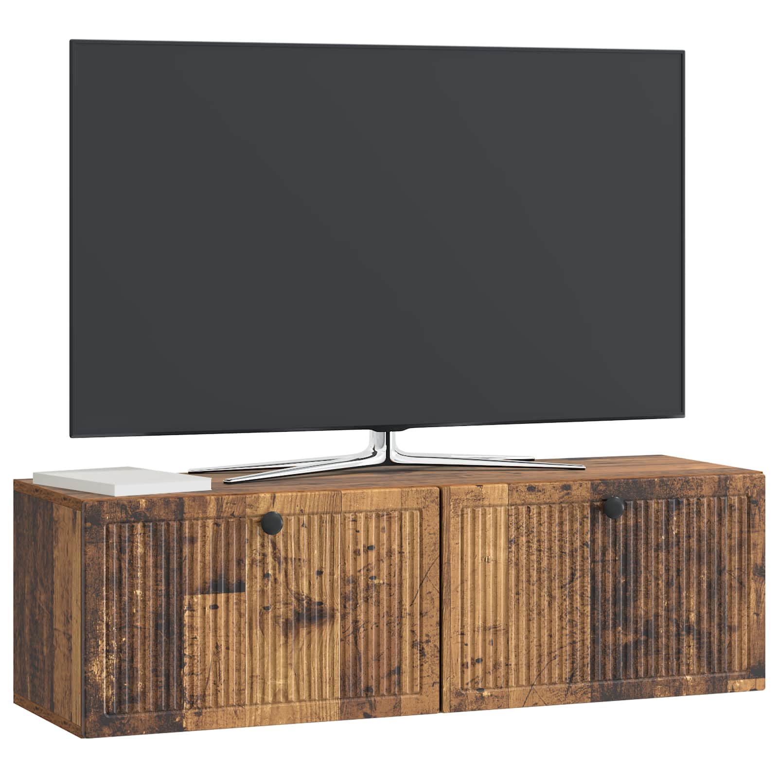 Meuble TV mural Bois ancien 98 x 31 x 30 cm Bois d'ingénierie - XIOS