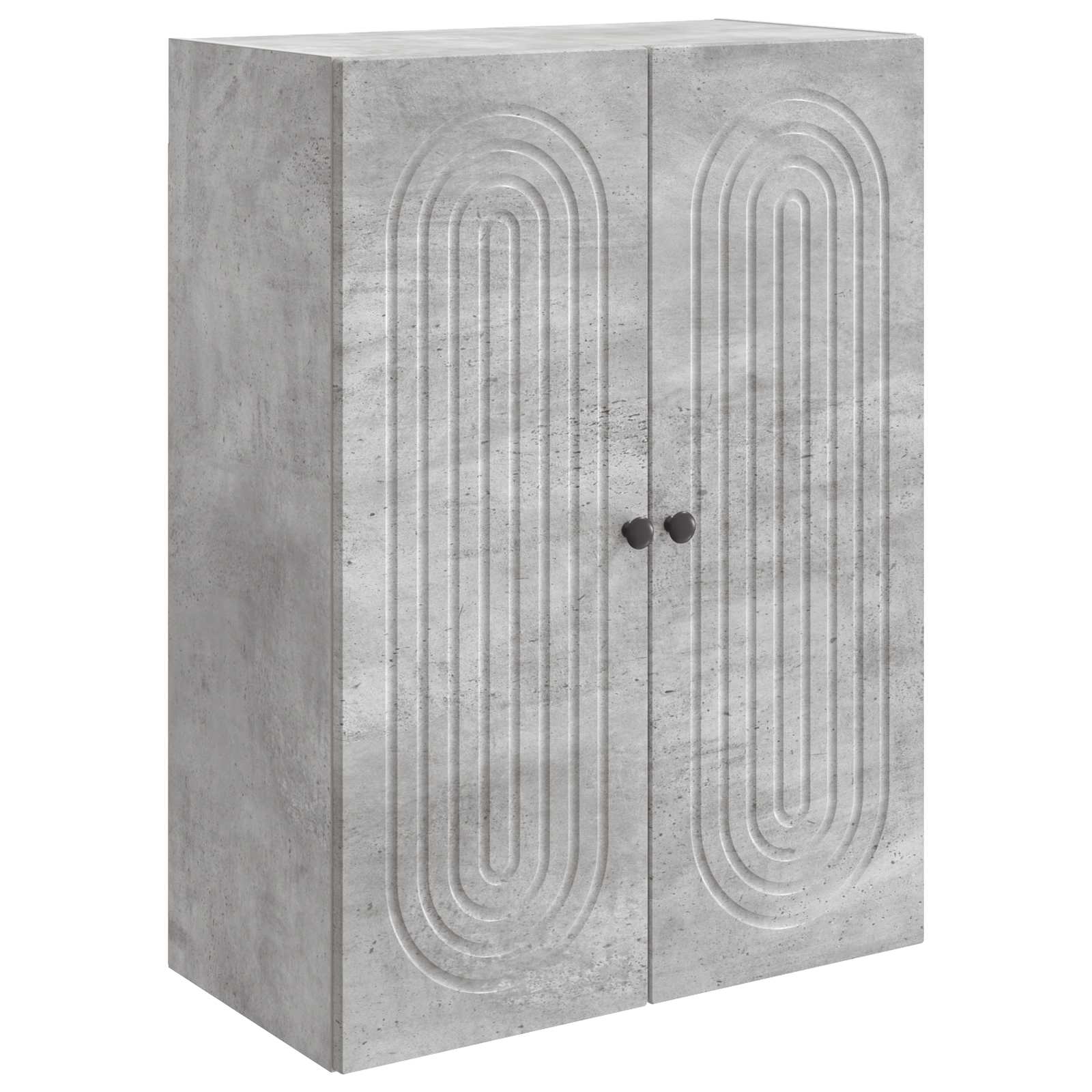 Armoire Murale Gris béton 66 x 34,5 x 90 cm Bois d'ingénierie - XIOS