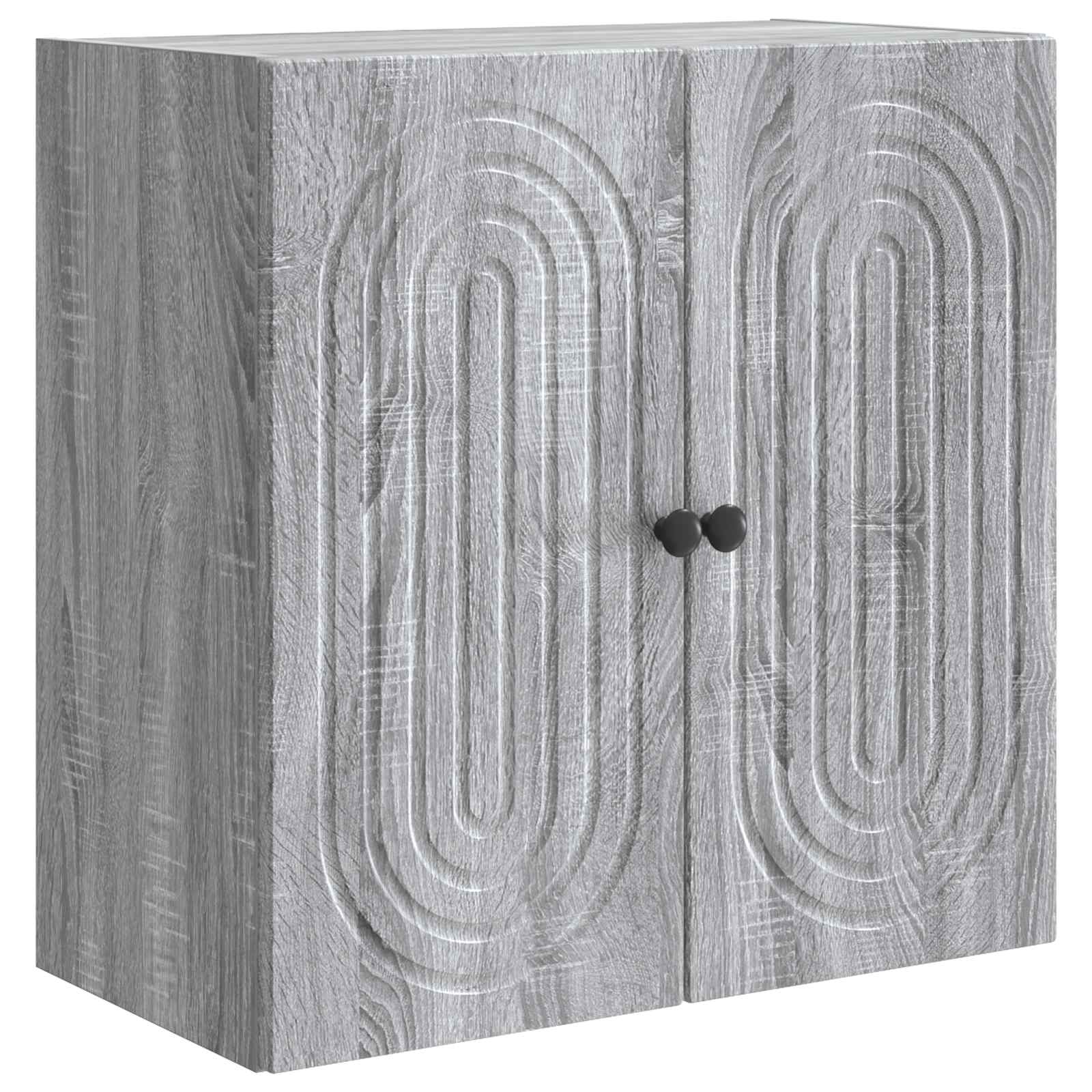 Armoire Murale Sonoma gris 59 x 31 x 60 cm Bois d'ingénierie - XIOS