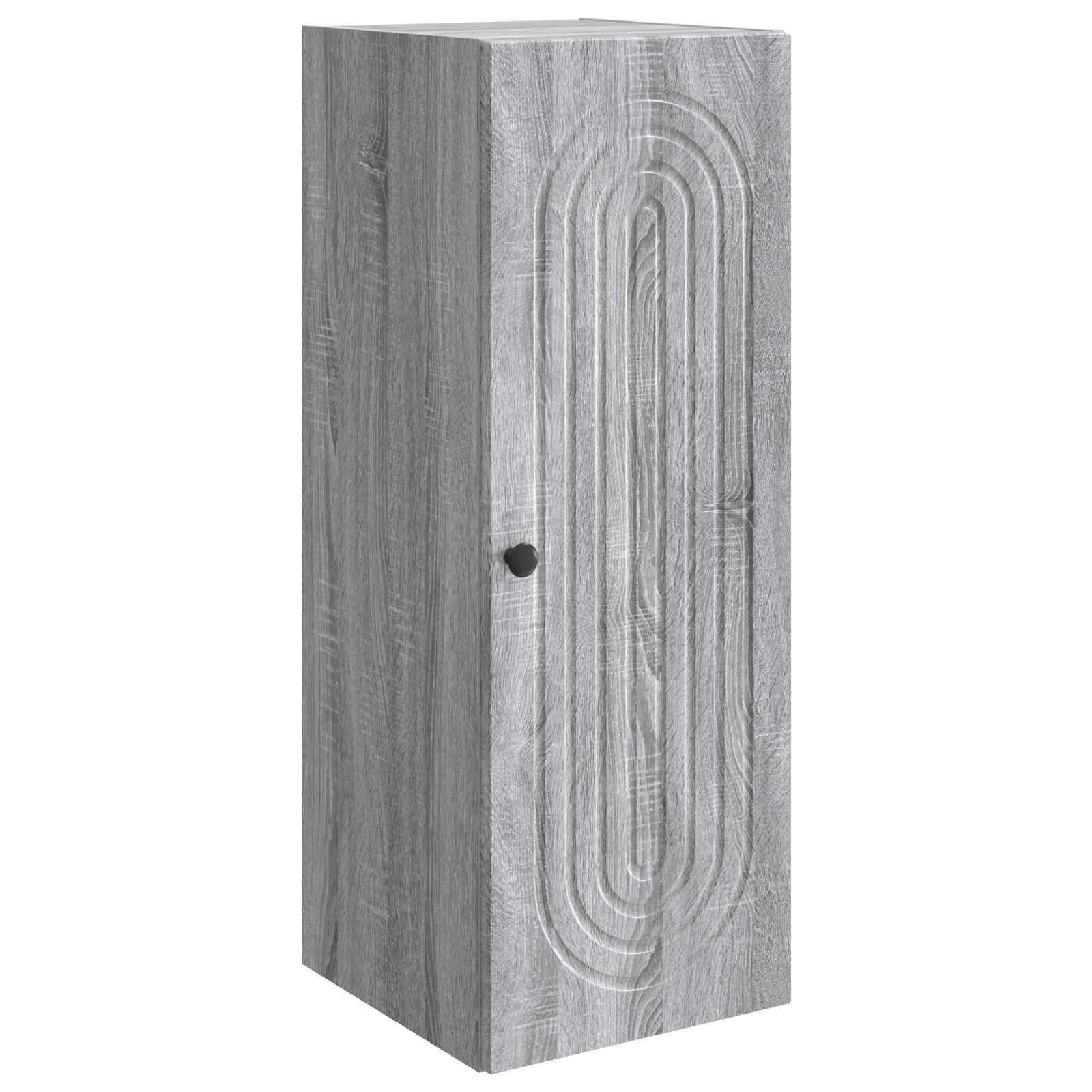 Armoire Murale Sonoma gris 33 x 34,5 x 90 cm Bois d'ingénierie - XIOS