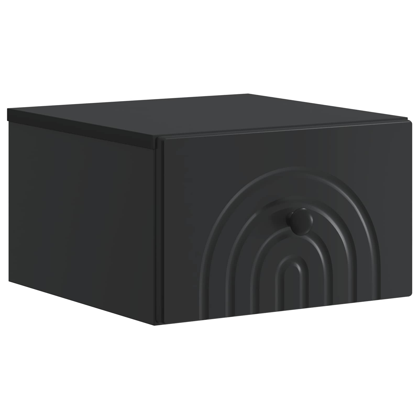 Cabinet de chevet mural 2 pcs Noir 33 x 34,5 x 20 cm - XIOS