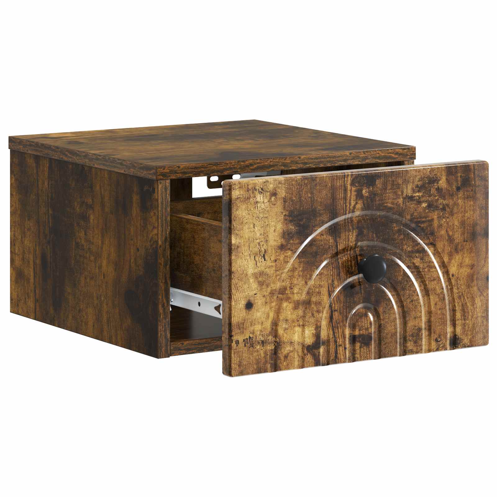 Cabinet de chevet mural 2 pcs Chêne fumé 33 x 34,5 x 20 cm - XIOS