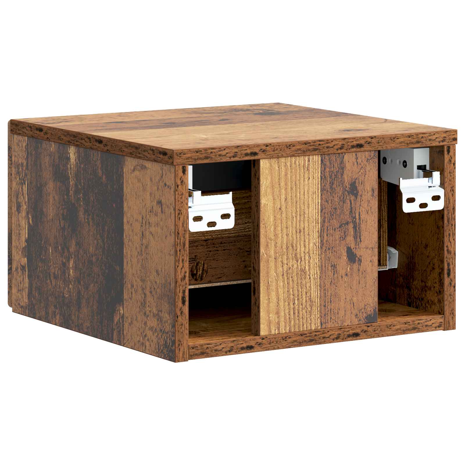Cabinet de chevet mural 2 pcs Bois ancien 33 x 34,5 x 20 cm - XIOS