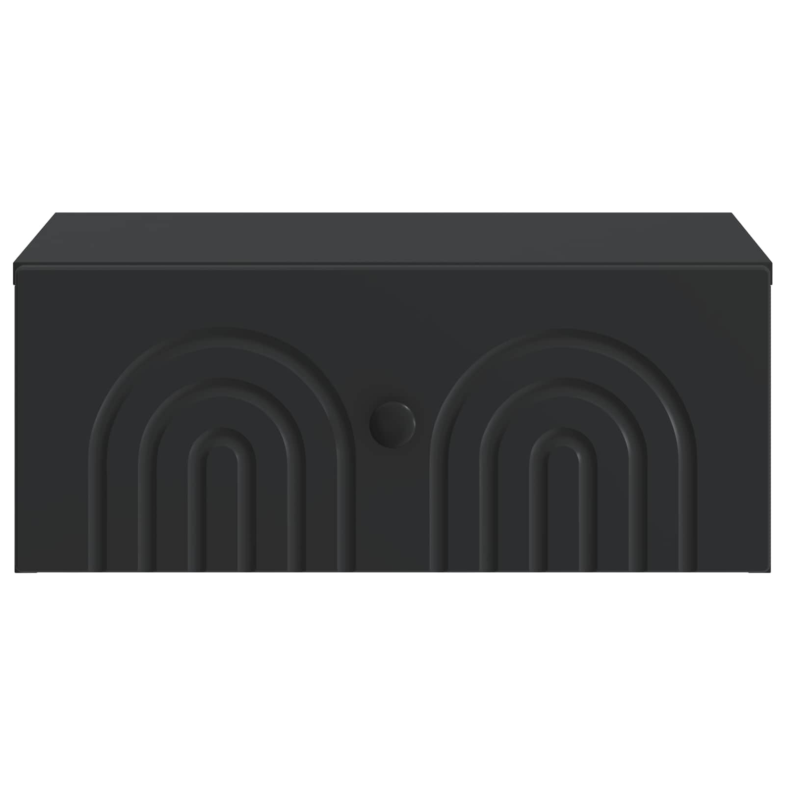 Cabinet de chevet mural 2 pcs Noir 49 x 34,5 x 20 cm - XIOS