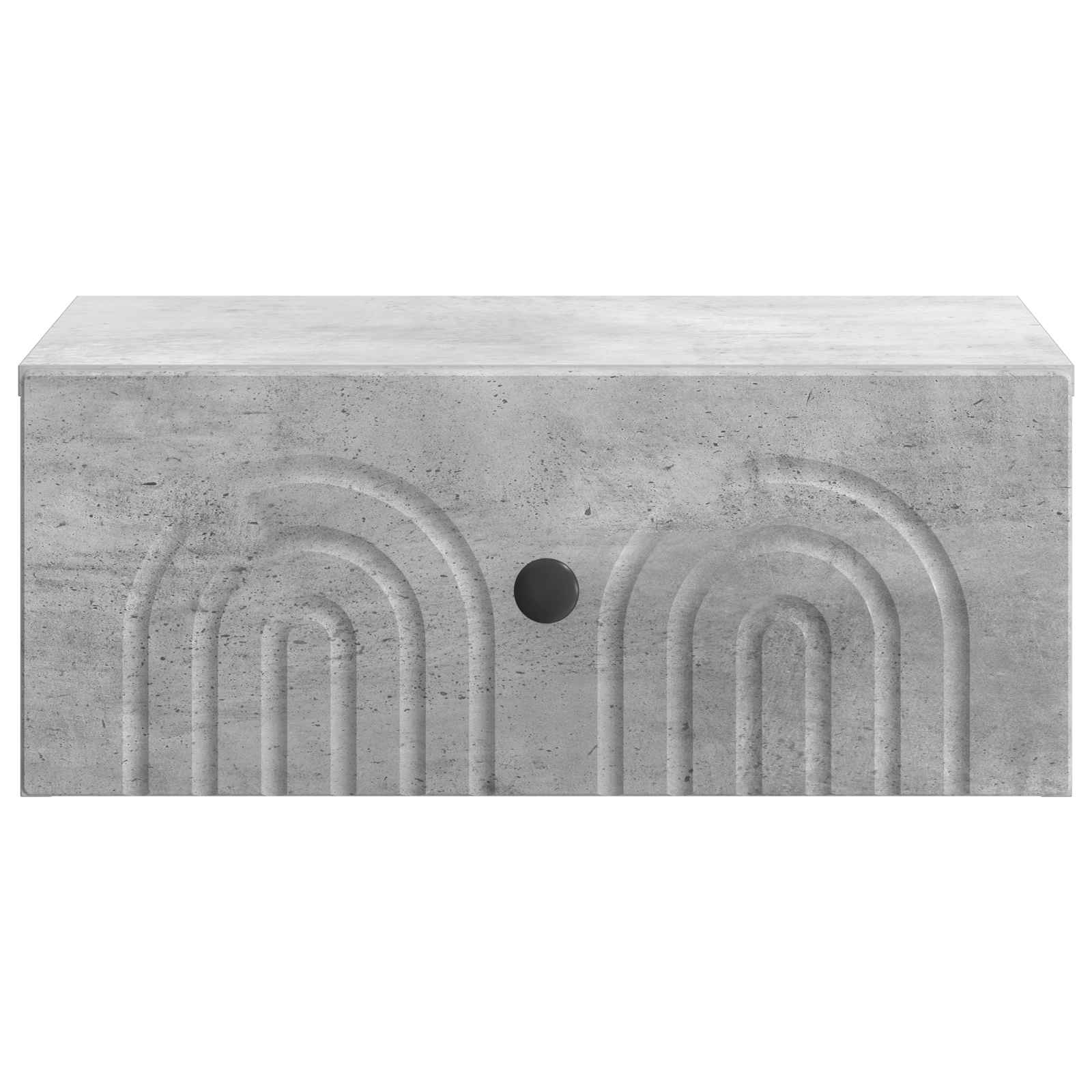Cabinet de chevet mural 2 pcs Gris béton 49 x 34,5 x 20 cm - XIOS