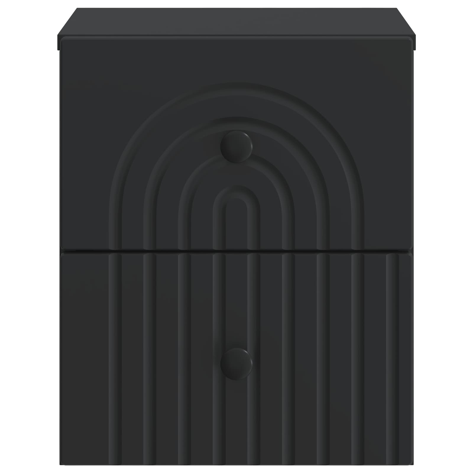 Cabinet de chevet mural 2 pcs Noir 33 x 34,5 x 40 cm - XIOS