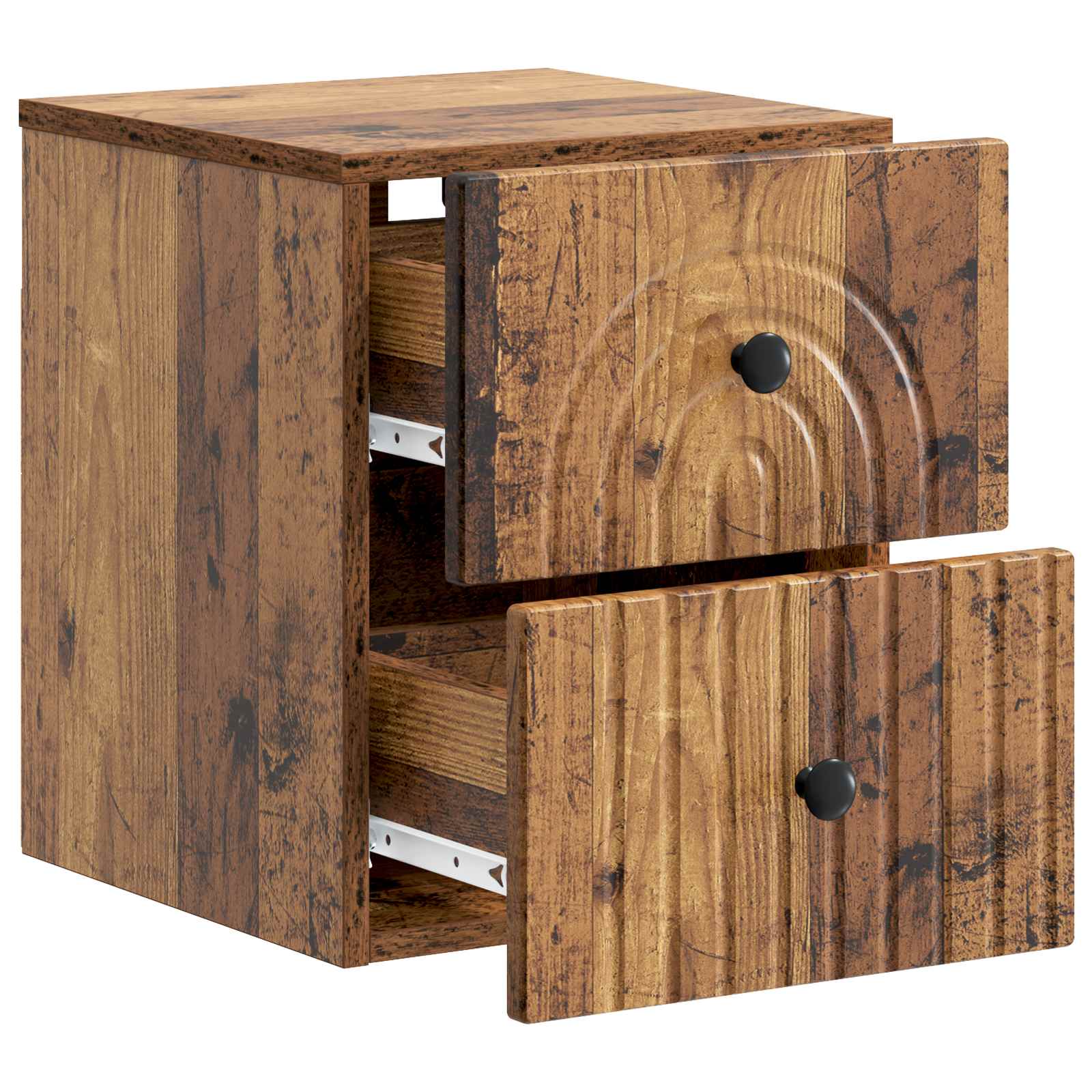 Cabinet de chevet mural 2 pcs Bois ancien 33 x 34,5 x 40 cm - XIOS