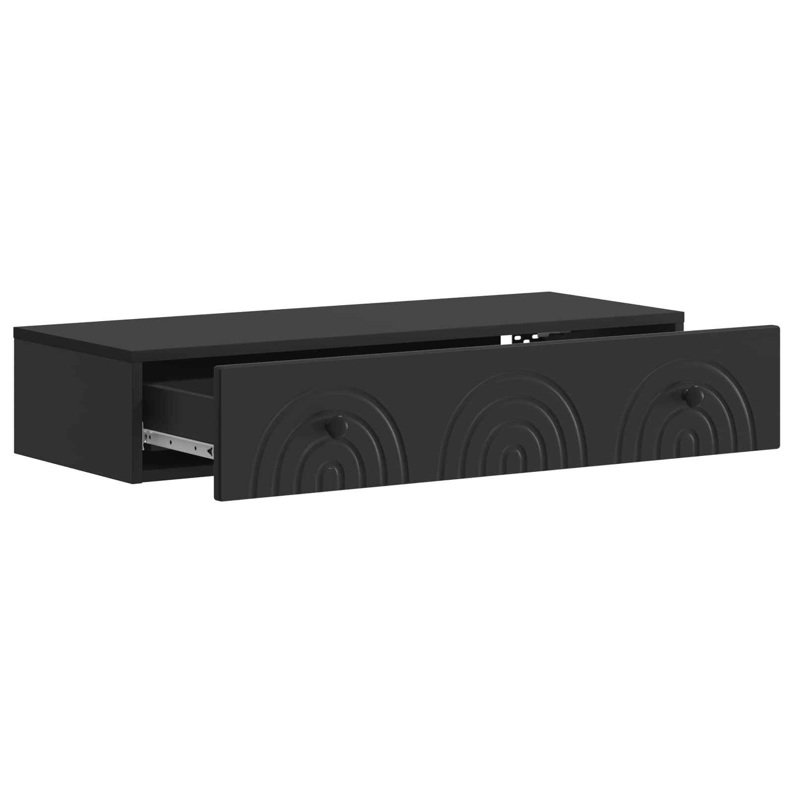 Table d'appoint murale Noir 87,5 x 34,5 x 17 cm - XIOS