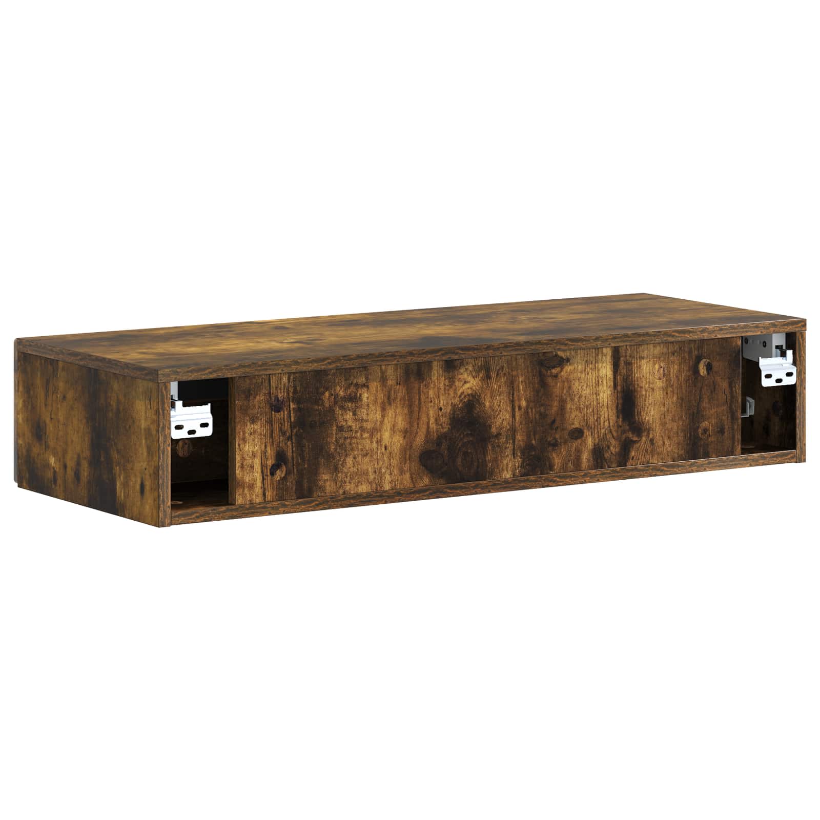 Table d'appoint murale Chêne fumé 87,5 x 34,5 x 17 cm - XIOS