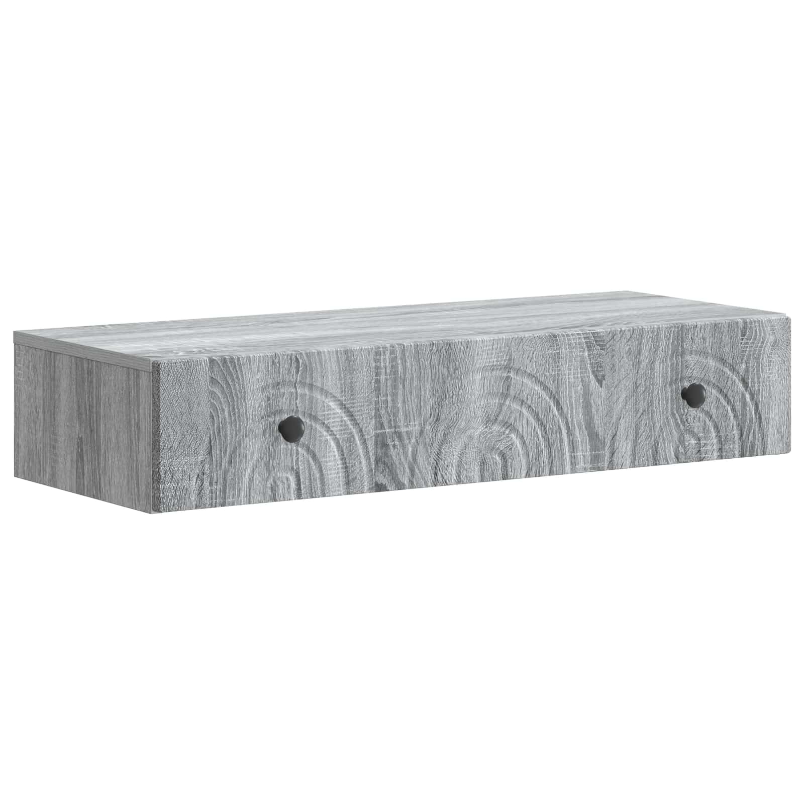 Table d'appoint murale Sonoma gris 87,5 x 34,5 x 17 cm - XIOS