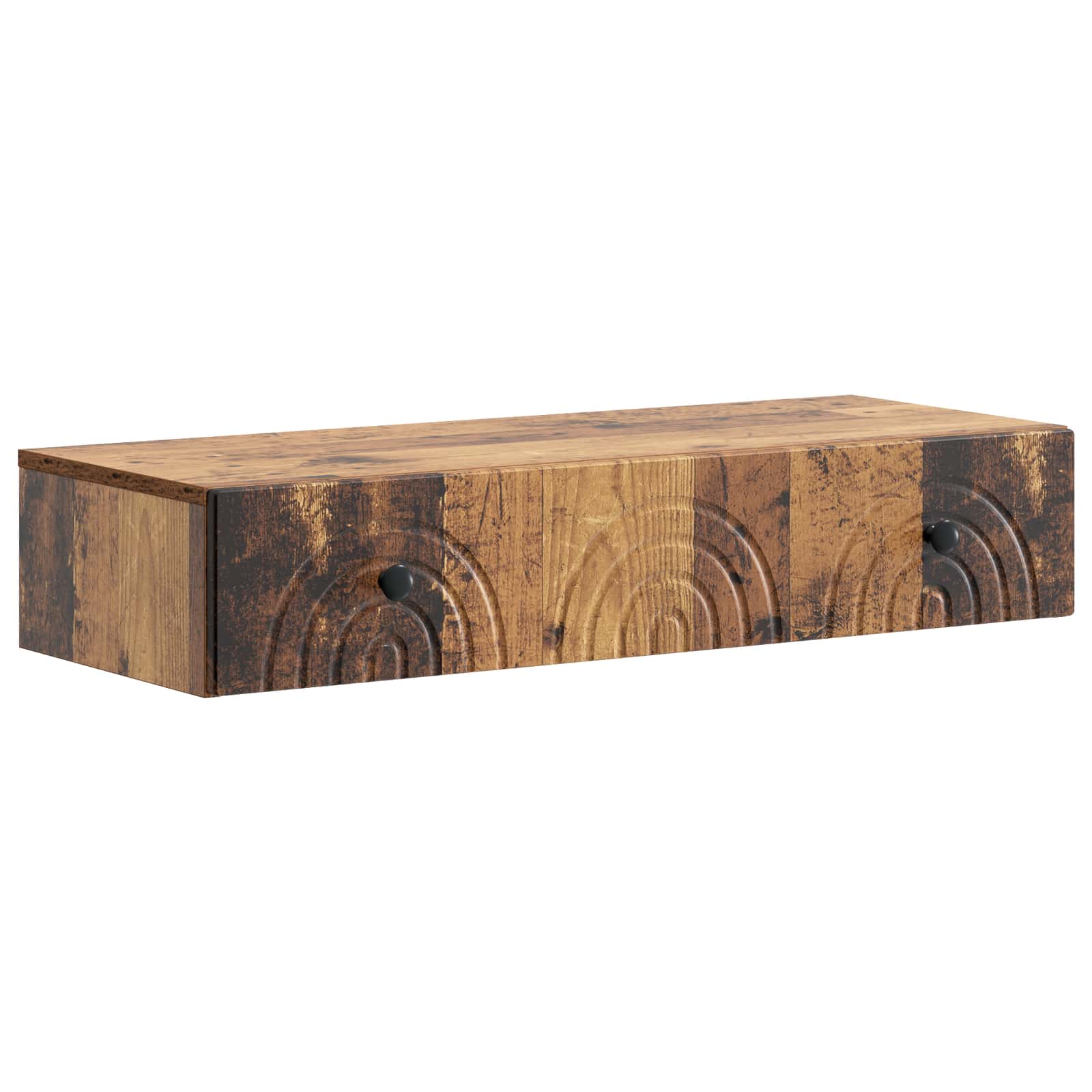 Table d'appoint murale Bois ancien 87,5 x 34,5 x 17 cm - XIOS