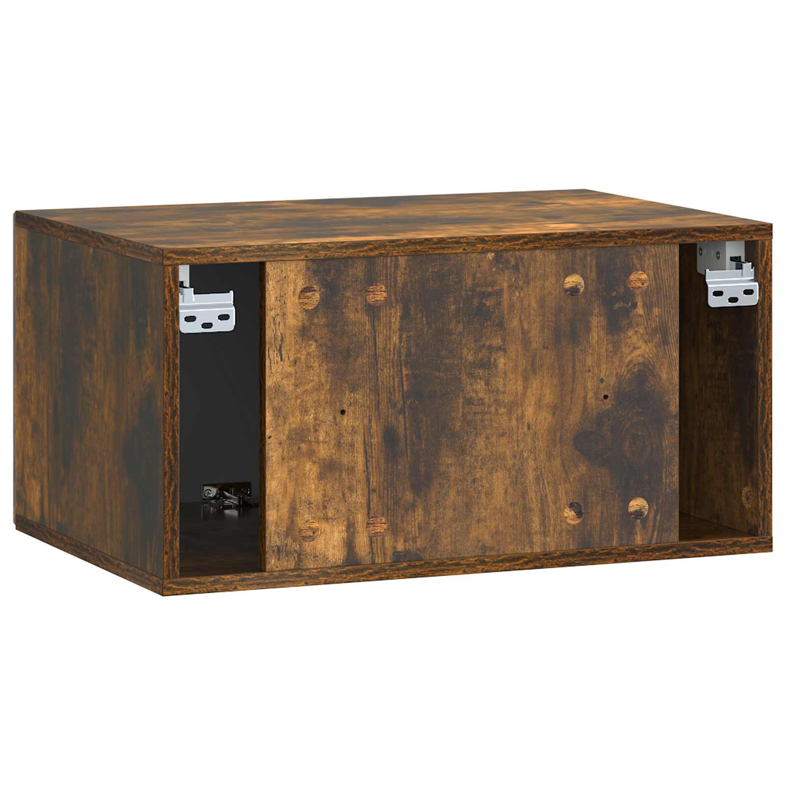 Meuble TV mural Chêne fumé 59,5 x 41 x 30 cm Bois d'ingénierie - XIOS