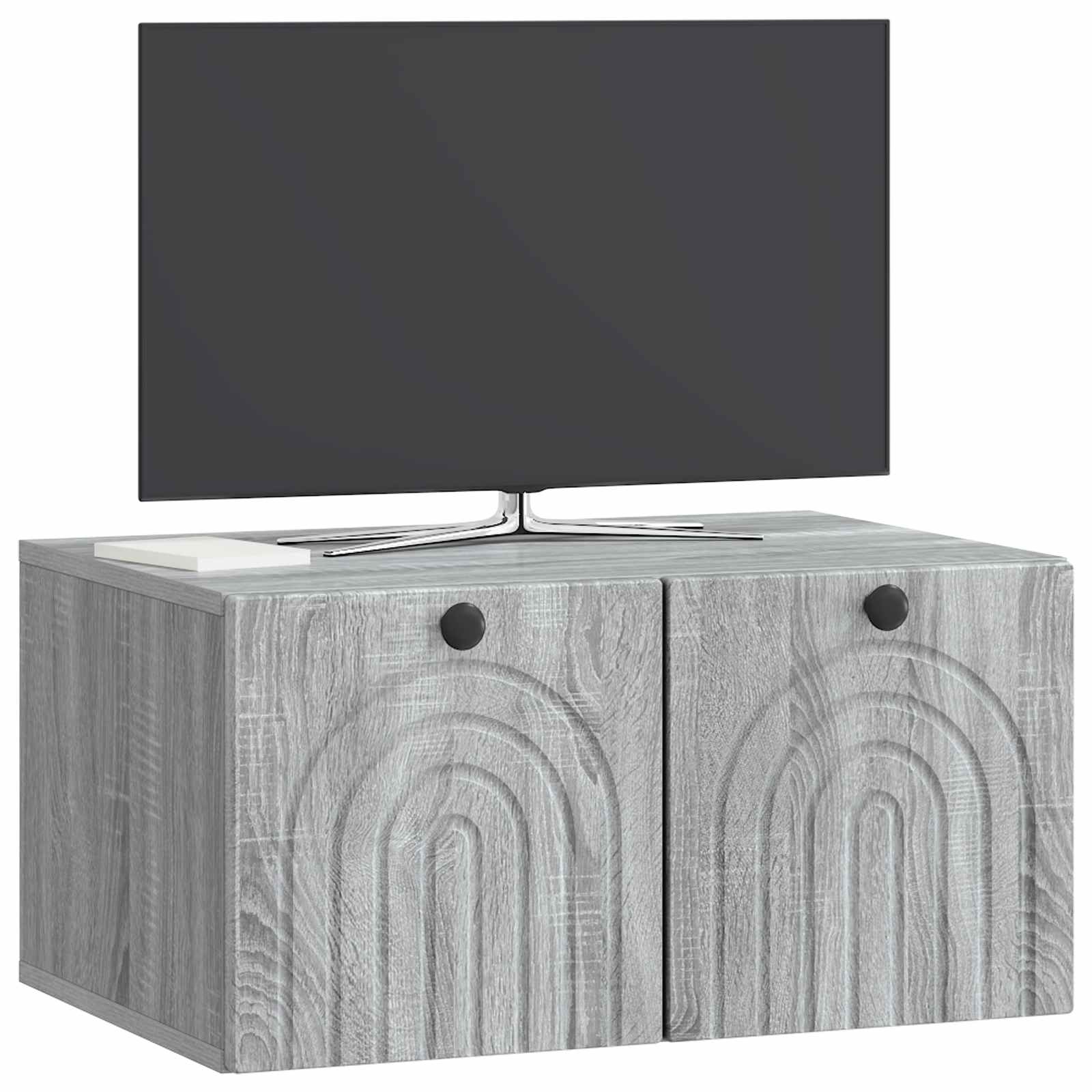 Meuble TV mural Sonoma gris 59,5 x 41 x 30 cm Bois d'ingénierie - XIOS