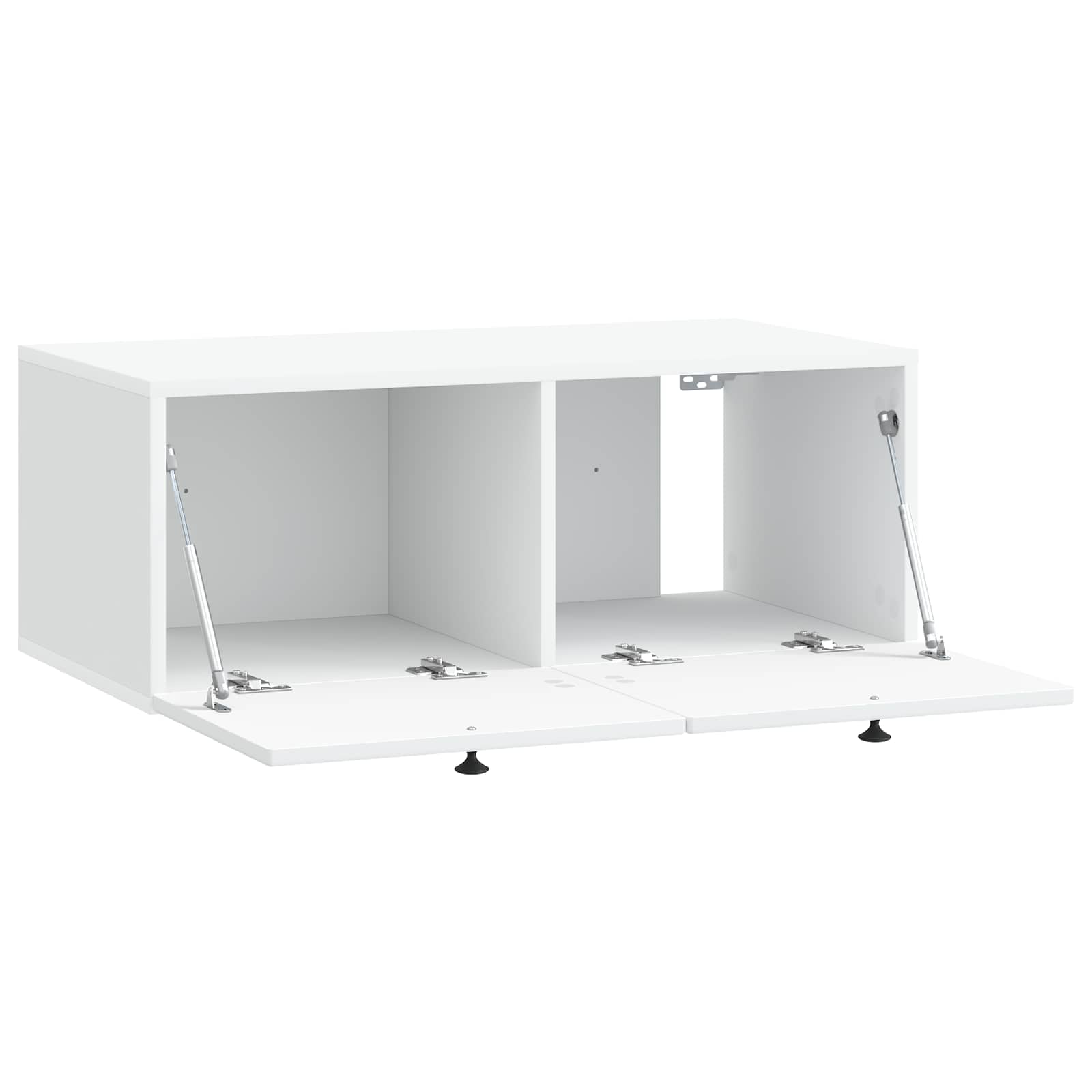 Meuble TV mural Blanc 78,5 x 41 x 30 cm Bois d'ingénierie - XIOS