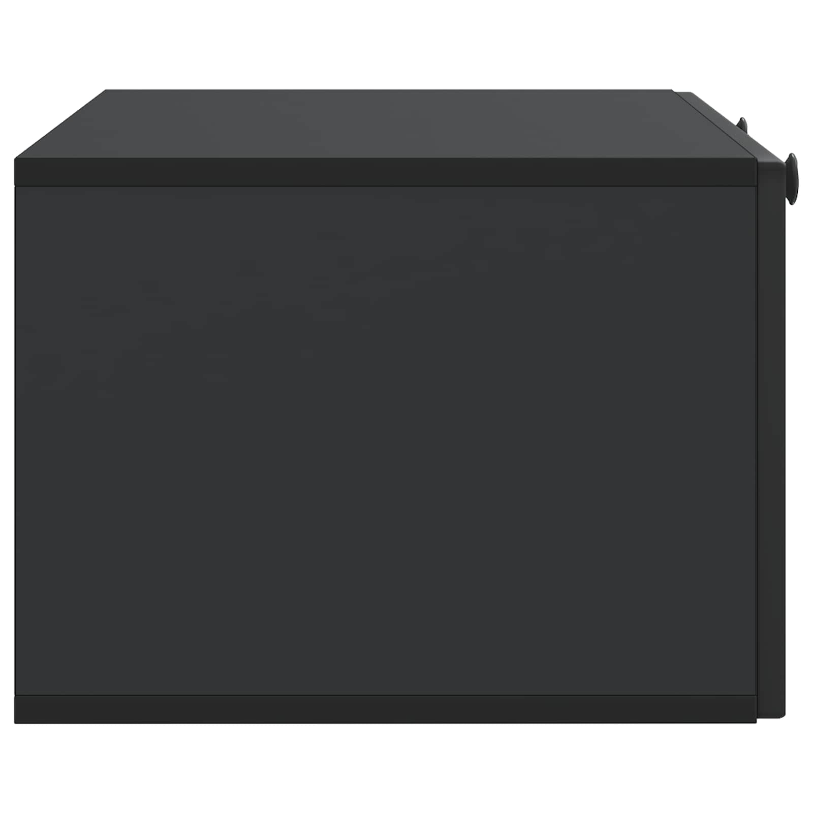Meuble TV mural Noir 78,5 x 41 x 30 cm Bois d'ingénierie - XIOS