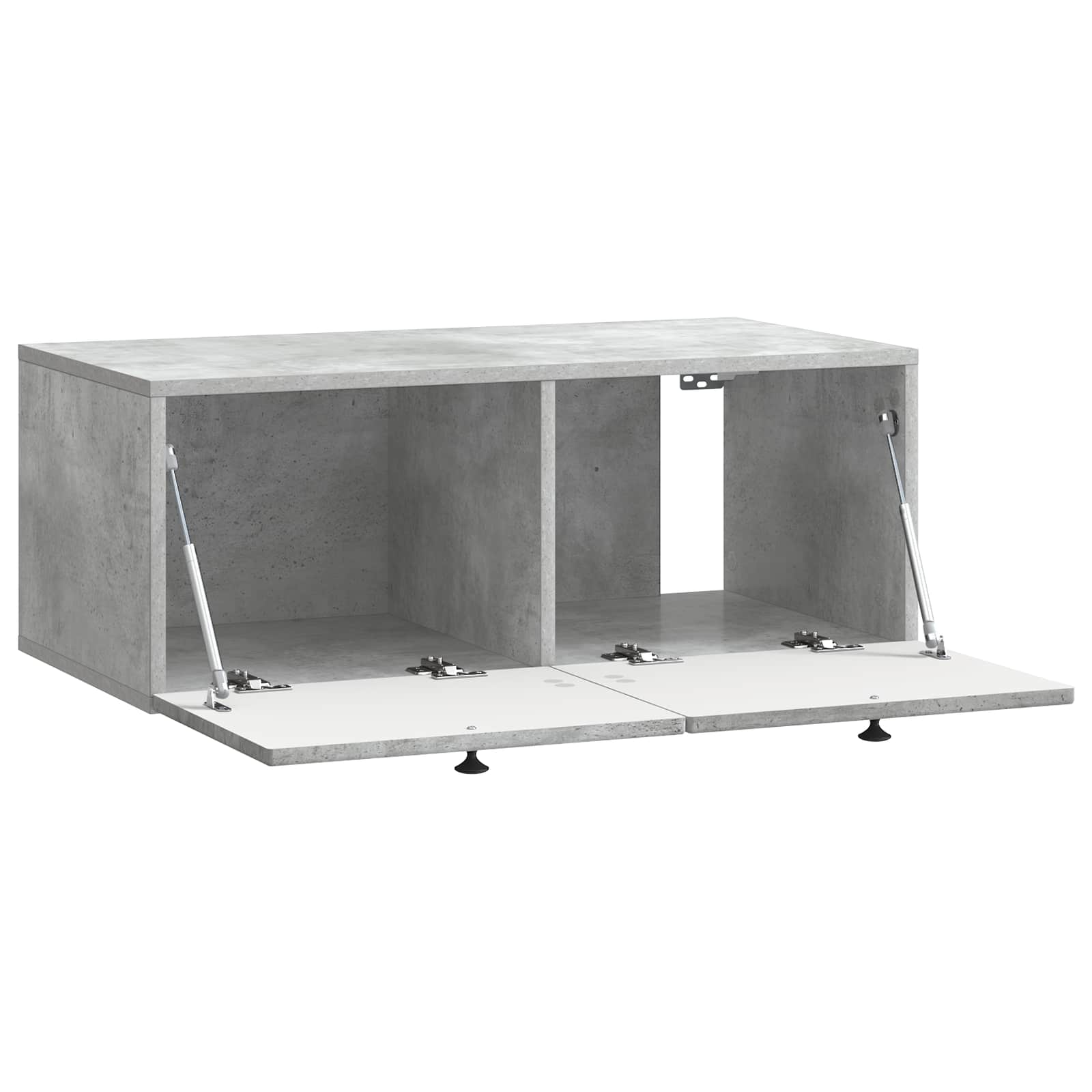 Meuble TV mural Gris béton 78,5 x 41 x 30 cm Bois d'ingénierie - XIOS
