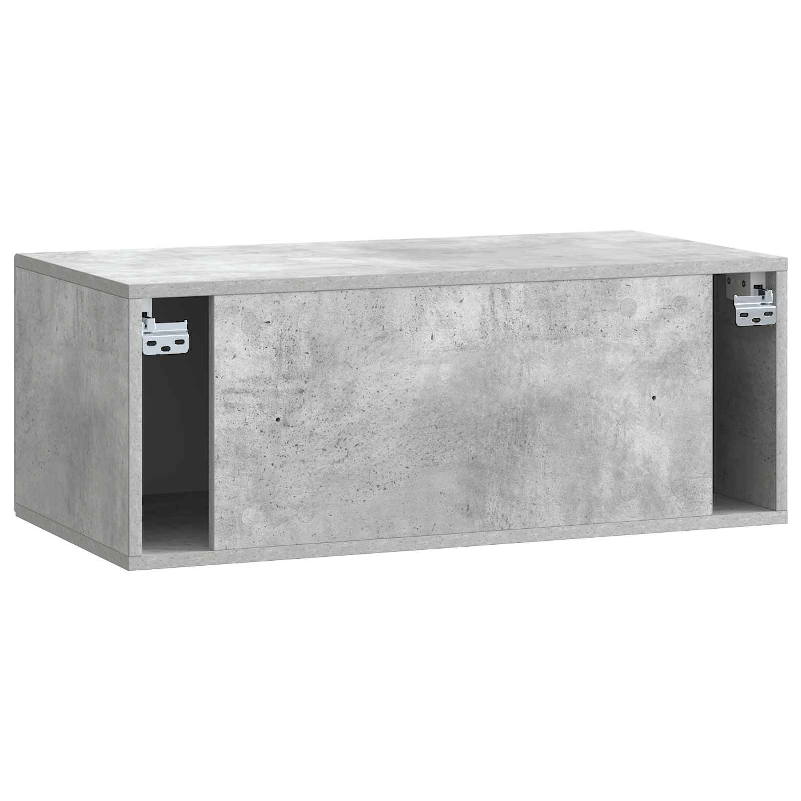 Meuble TV mural Gris béton 78,5 x 41 x 30 cm Bois d'ingénierie - XIOS