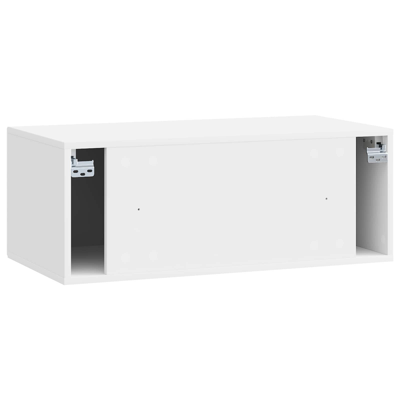 Meuble TV mural Montage mural Blanc brillant 78,5 x 41 x 30 cm - XIOS