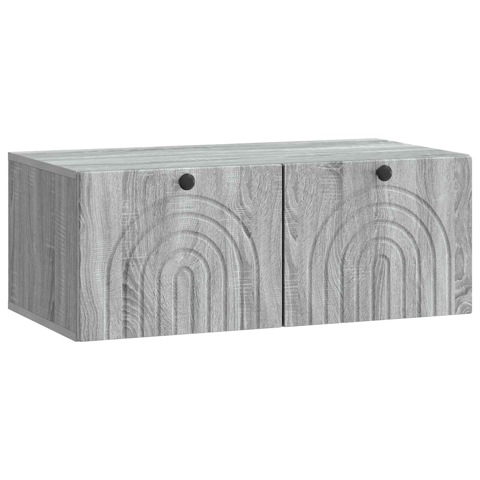 Meuble TV mural Sonoma gris 78,5 x 41 x 30 cm Bois d'ingénierie - XIOS