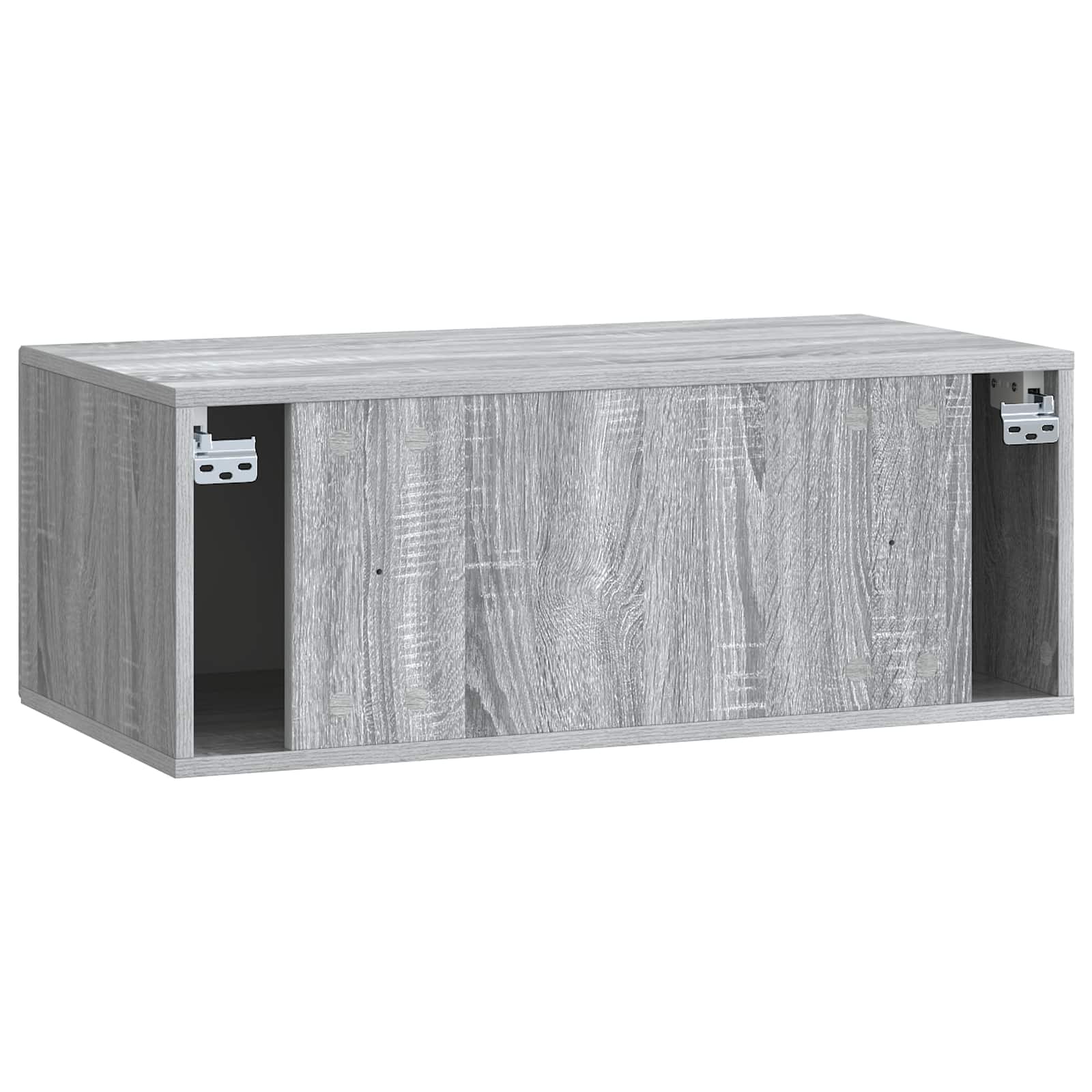 Meuble TV mural Sonoma gris 78,5 x 41 x 30 cm Bois d'ingénierie - XIOS