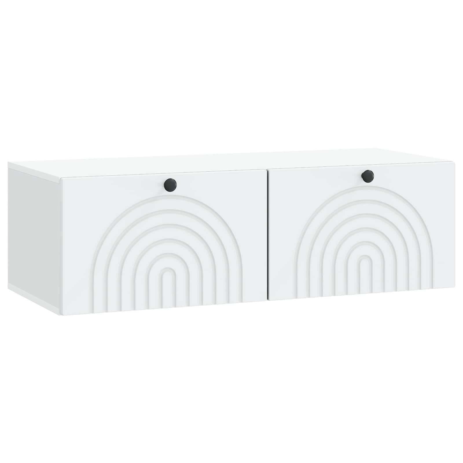 Meuble TV mural Blanc 99 x 41 x 30 cm Bois d'ingénierie - XIOS
